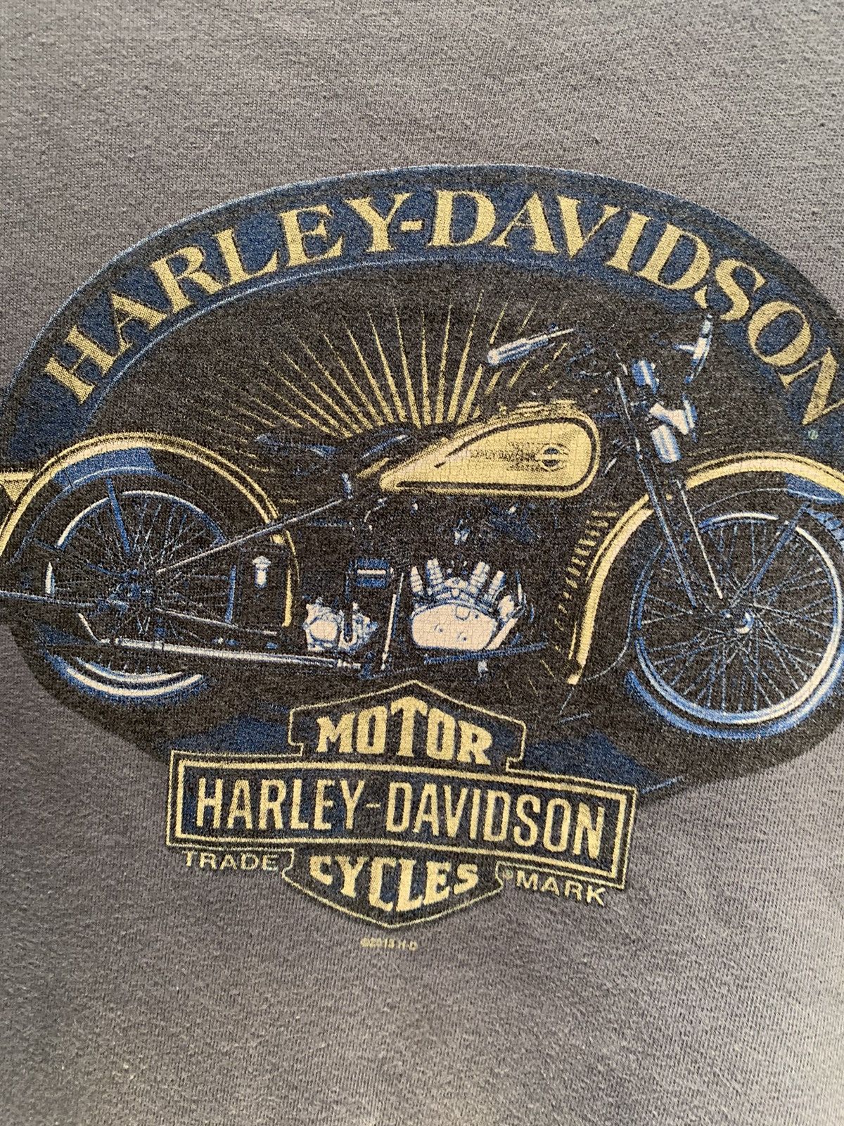 Harley Davidson *RARE* Harley Davidson Lakeland Florida Biker Faded T-Shirt Size US XXL / EU 58 / 5 - 5 Thumbnail