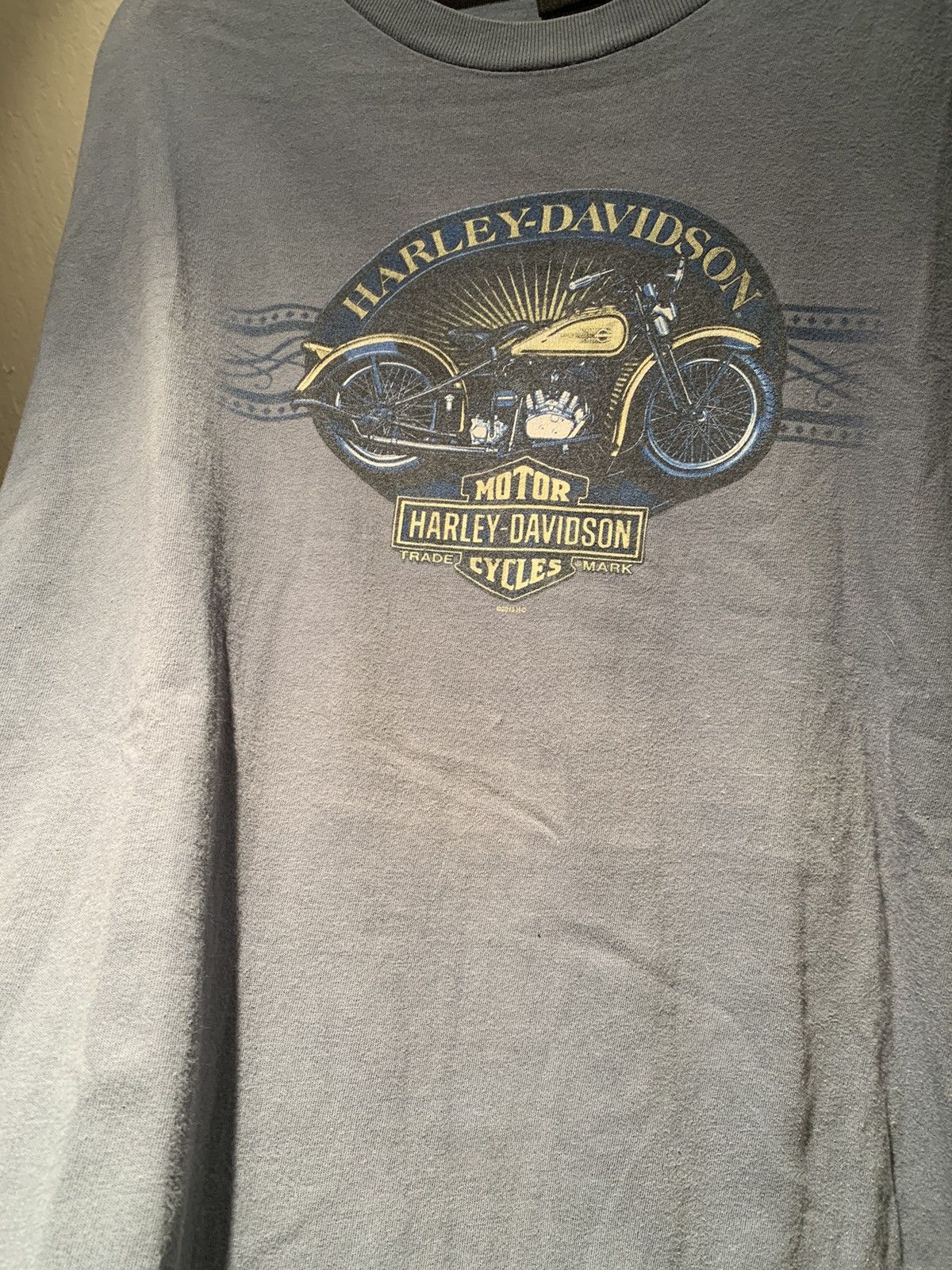 Harley Davidson *RARE* Harley Davidson Lakeland Florida Biker Faded T-Shirt Size US XXL / EU 58 / 5 - 6 Thumbnail