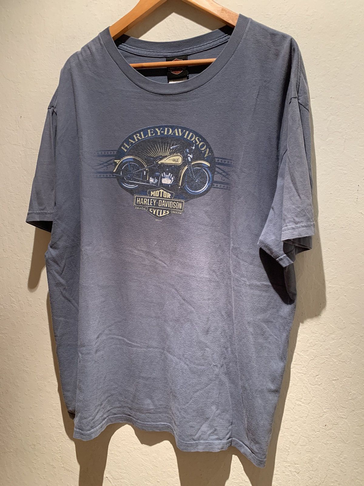 Harley Davidson *RARE* Harley Davidson Lakeland Florida Biker Faded T-Shirt Size US XXL / EU 58 / 5 - 1 Thumbnail