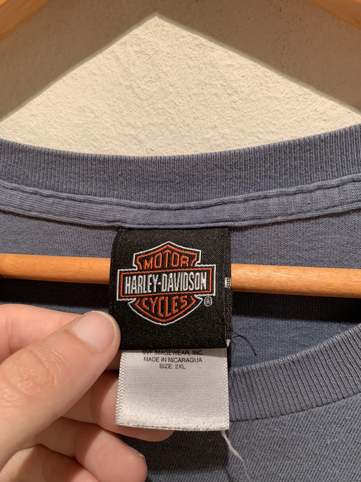 Harley Davidson *RARE* Harley Davidson Lakeland Florida Biker Faded T-Shirt Size US XXL / EU 58 / 5 - 9 Thumbnail