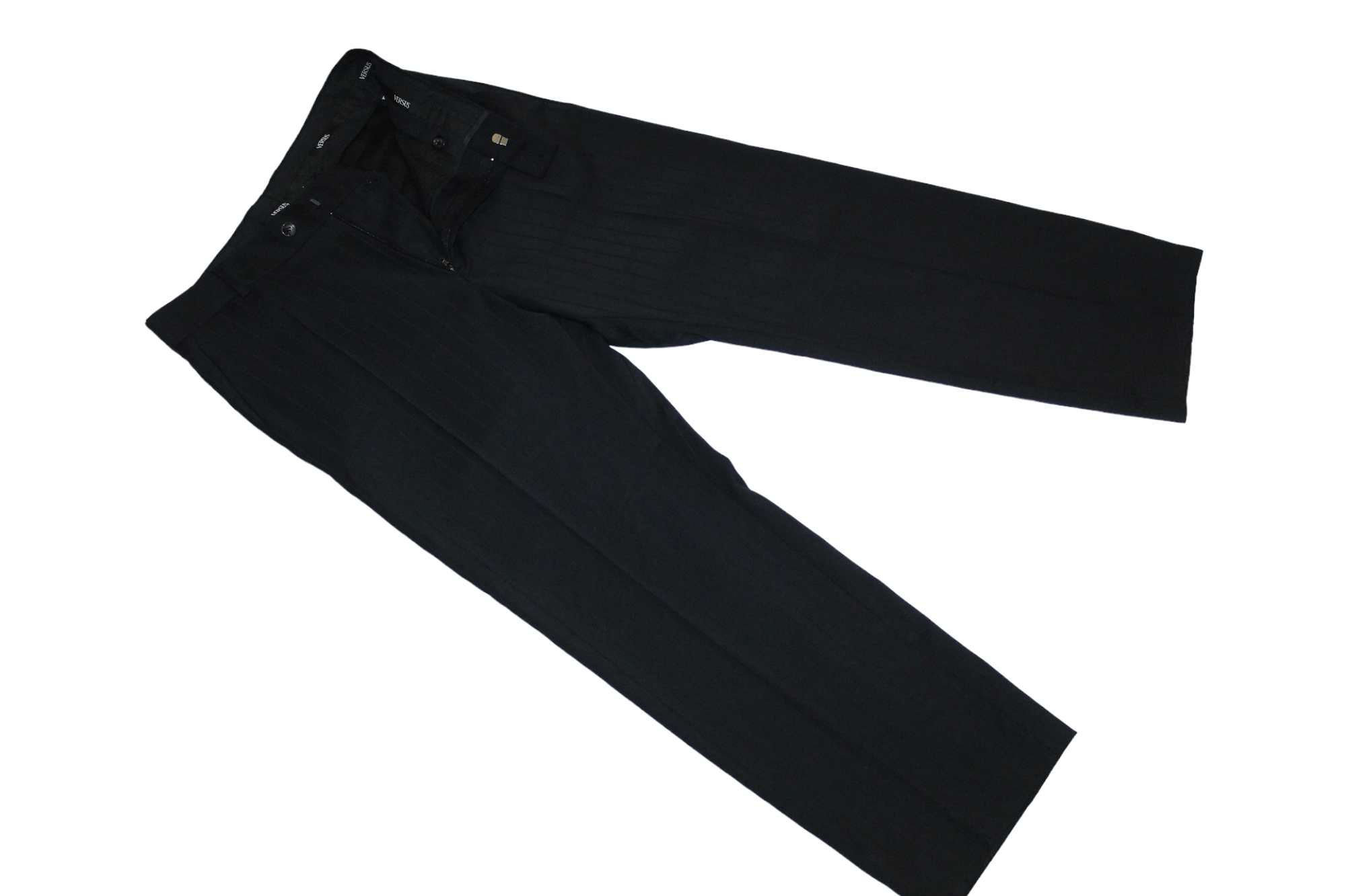 Versus Versace Versus Versace 3 Button Classic Black Mixed Suit Size 34S - 8 Thumbnail