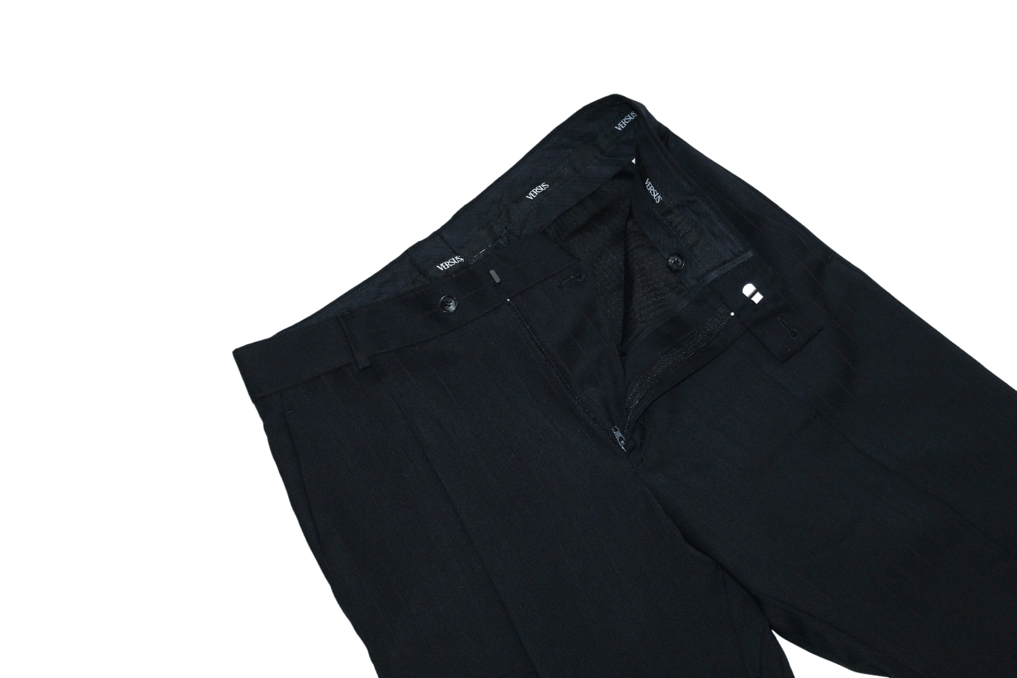 Versus Versace Versus Versace 3 Button Classic Black Mixed Suit Size 34S - 12 Thumbnail