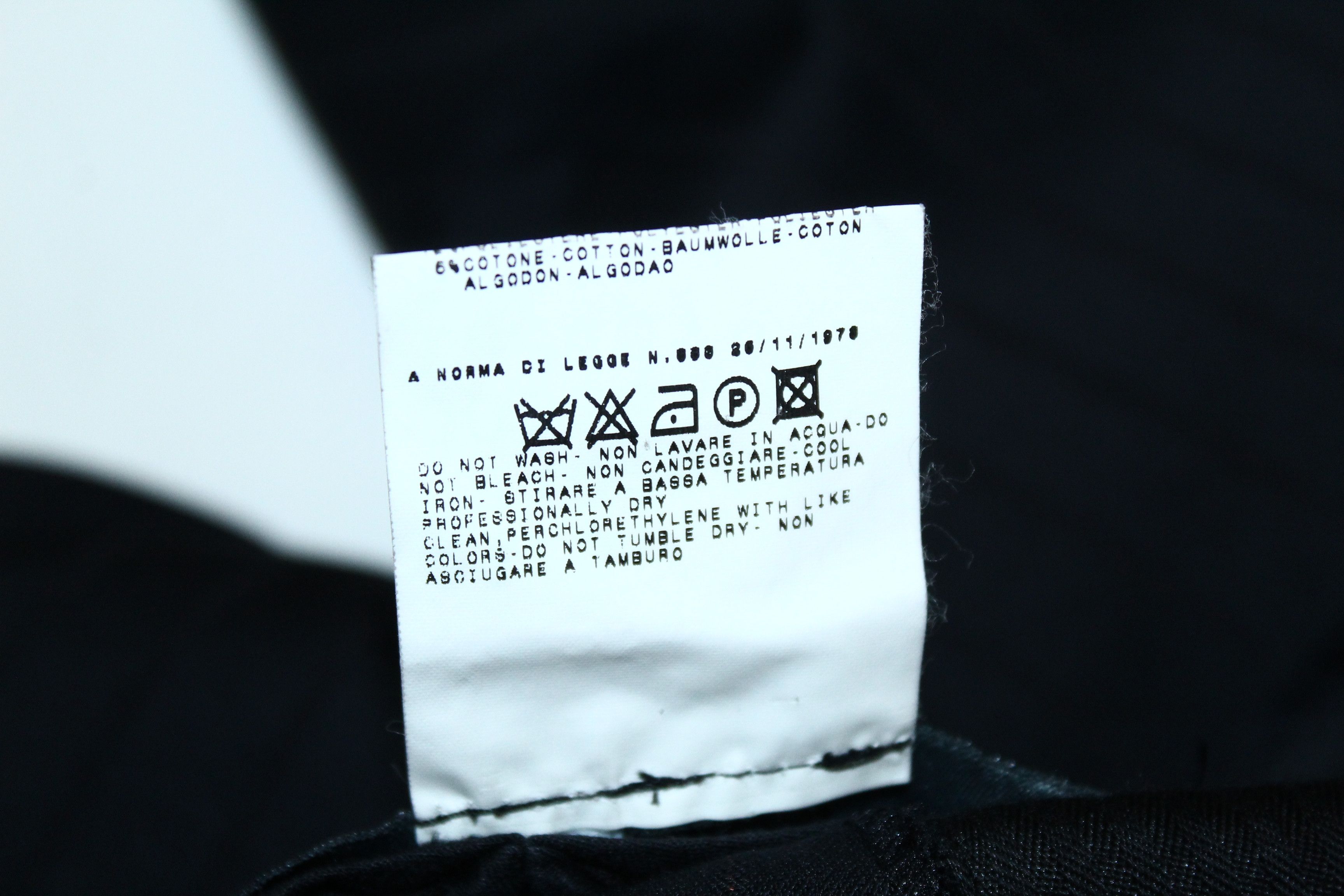 Versus Versace Versus Versace 3 Button Classic Black Mixed Suit Size 34S - 18 Thumbnail