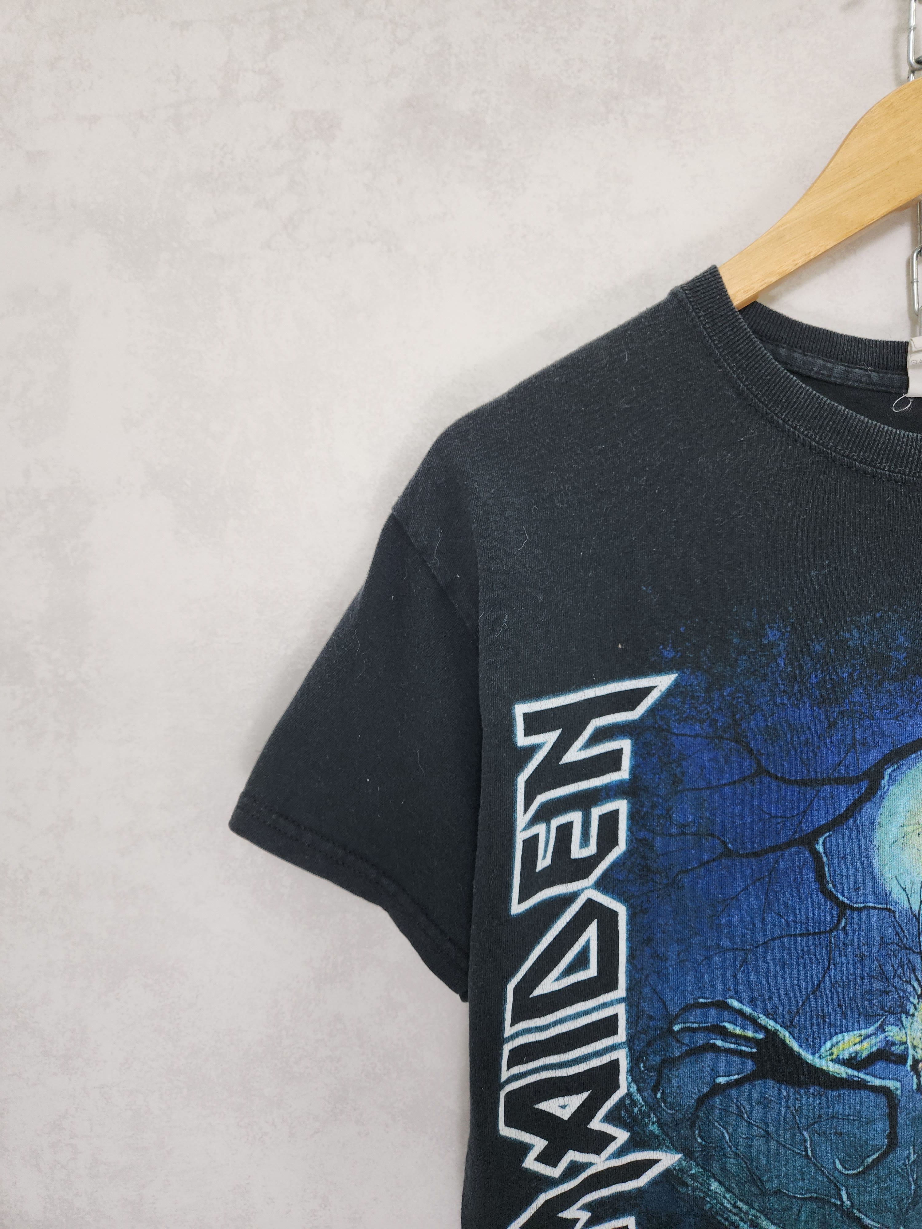 Band Tees Vintage Iron Maiden Fear Of The Dark Black Band T-Shirt Size US M / EU 48-50 / 2 - 4 Thumbnail
