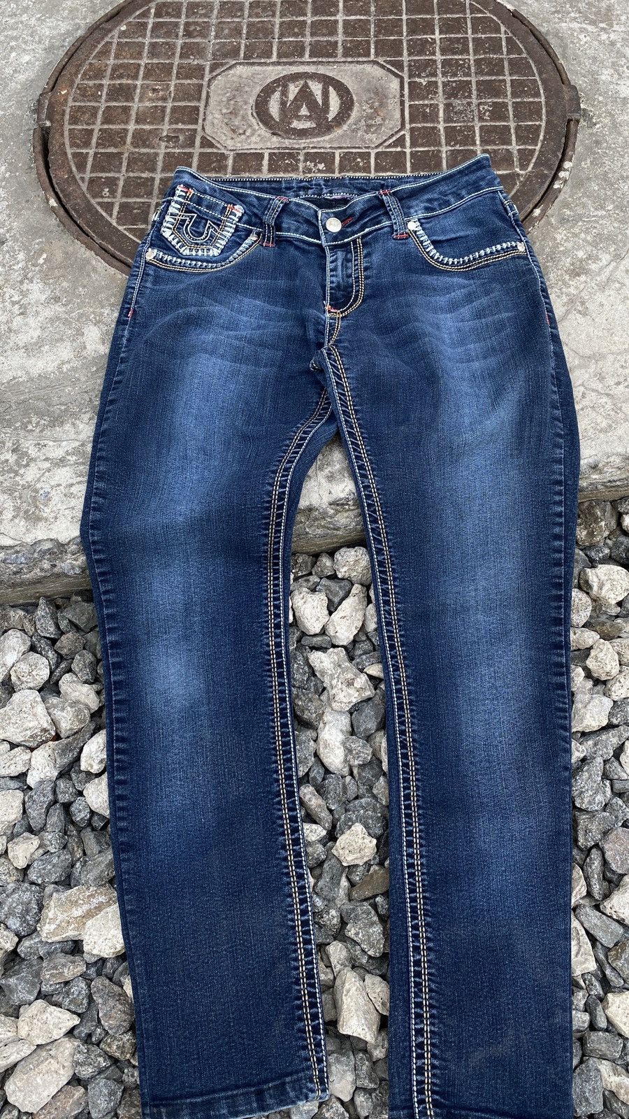 Japanese Brand × True Religion × Vintage Rare True Religion JOEY BIG T Western Straight Leg Jeans Size 27" / US 4 / IT 40 - 14 Thumbnail