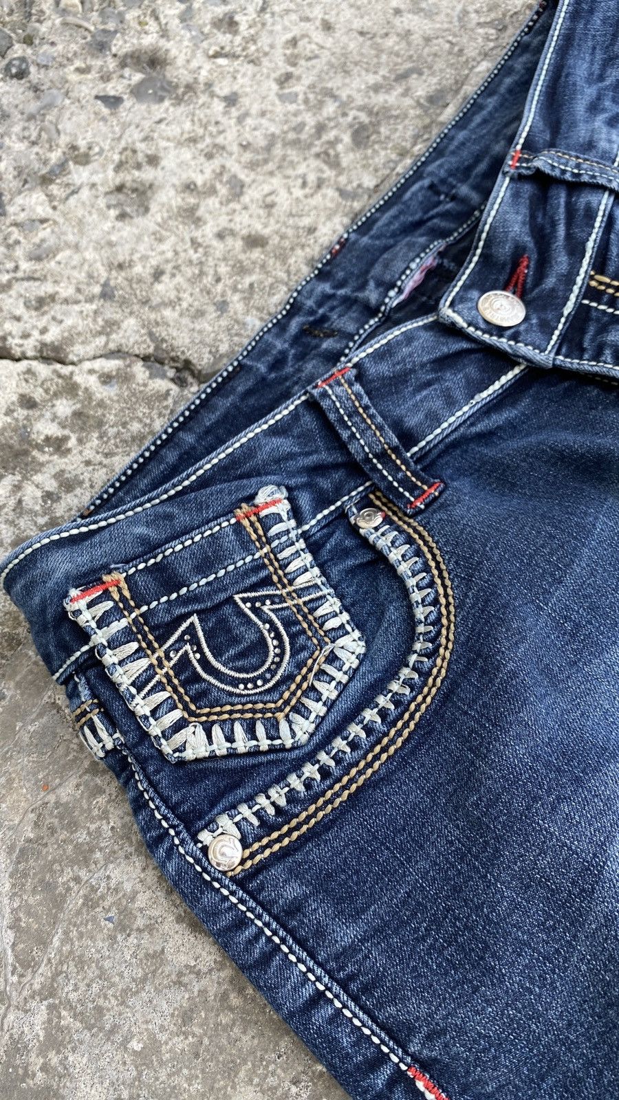 Japanese Brand × True Religion × Vintage Rare True Religion JOEY BIG T Western Straight Leg Jeans Size 27" / US 4 / IT 40 - 12 Thumbnail