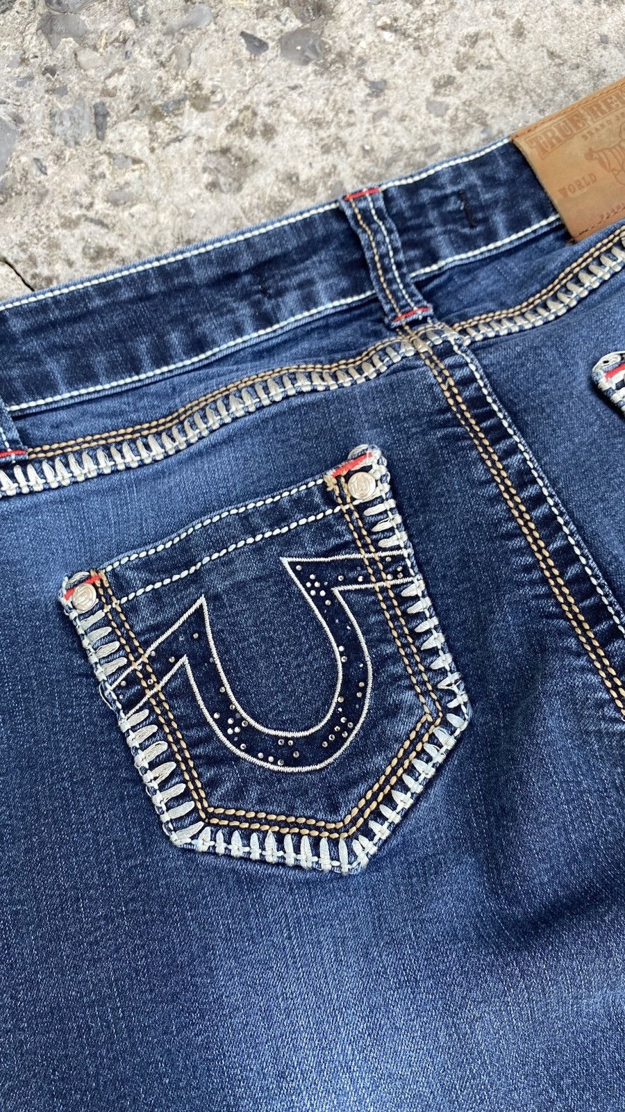 Japanese Brand × True Religion × Vintage Rare True Religion JOEY BIG T Western Straight Leg Jeans Size 27" / US 4 / IT 40 - 7 Thumbnail