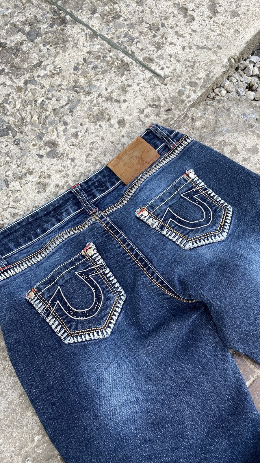 Japanese Brand × True Religion × Vintage Rare True Religion JOEY BIG T Western Straight Leg Jeans Size 27" / US 4 / IT 40 - 5 Thumbnail