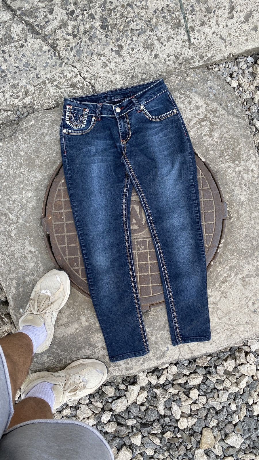 Japanese Brand × True Religion × Vintage Rare True Religion JOEY BIG T Western Straight Leg Jeans Size 27" / US 4 / IT 40 - 2 Thumbnail