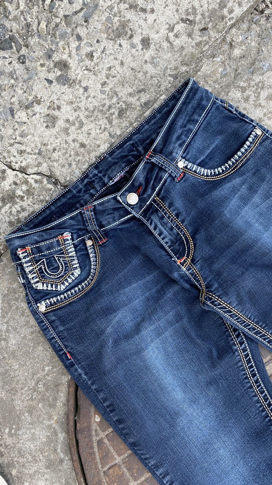 Japanese Brand × True Religion × Vintage Rare True Religion JOEY BIG T Western Straight Leg Jeans Size 27" / US 4 / IT 40 - 11 Thumbnail
