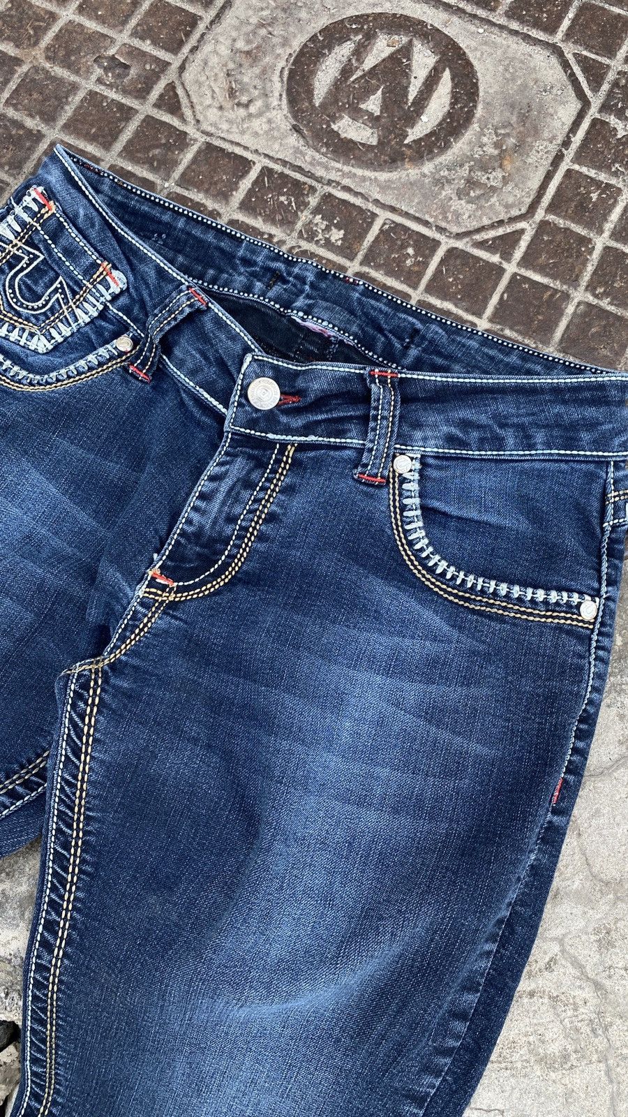 Japanese Brand × True Religion × Vintage Rare True Religion JOEY BIG T Western Straight Leg Jeans Size 27" / US 4 / IT 40 - 15 Thumbnail