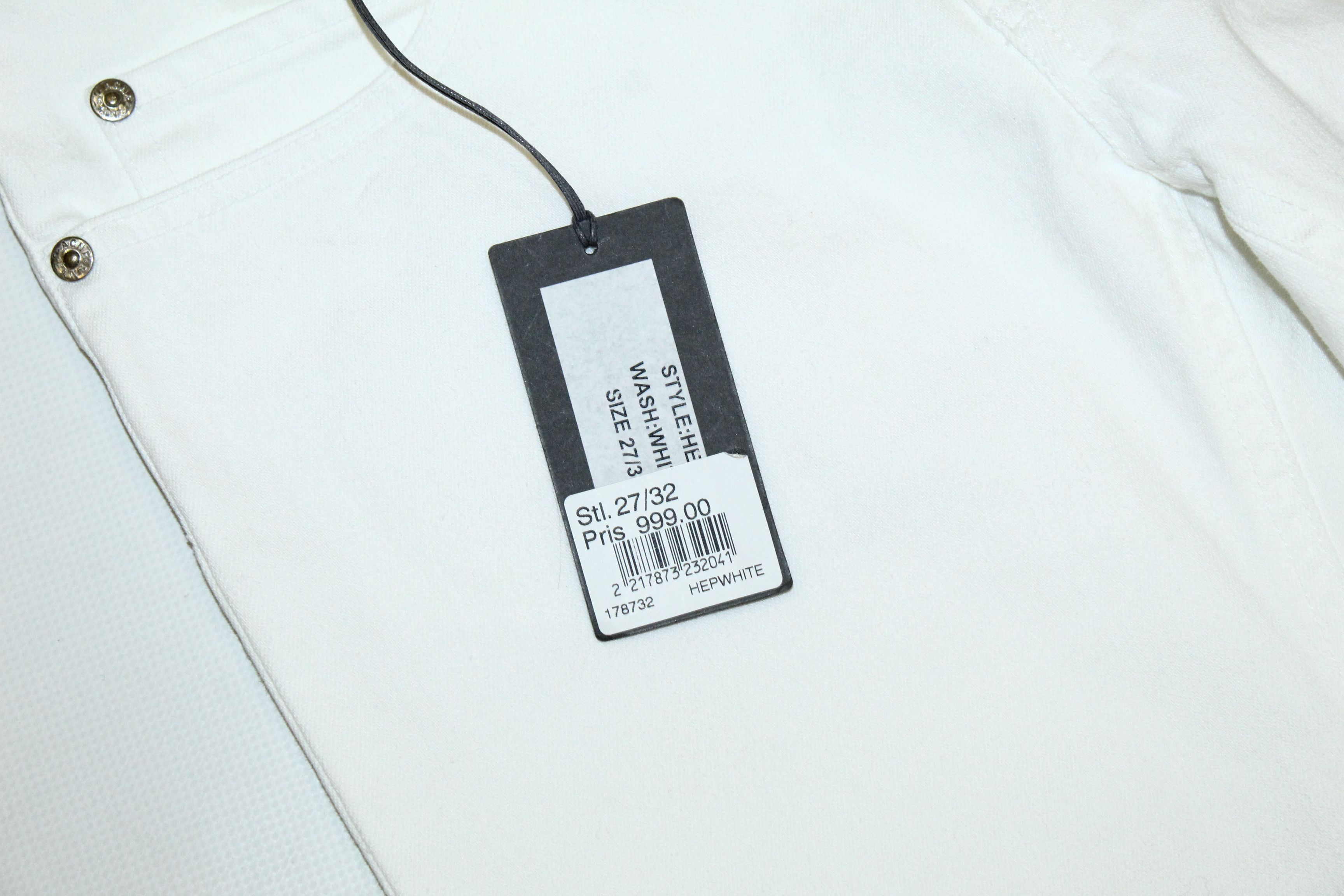 Acne Studios Made in Italy. Acne Studios Hep White Slim Jeans Size 32" / US 10 / IT 46 - 4 Thumbnail