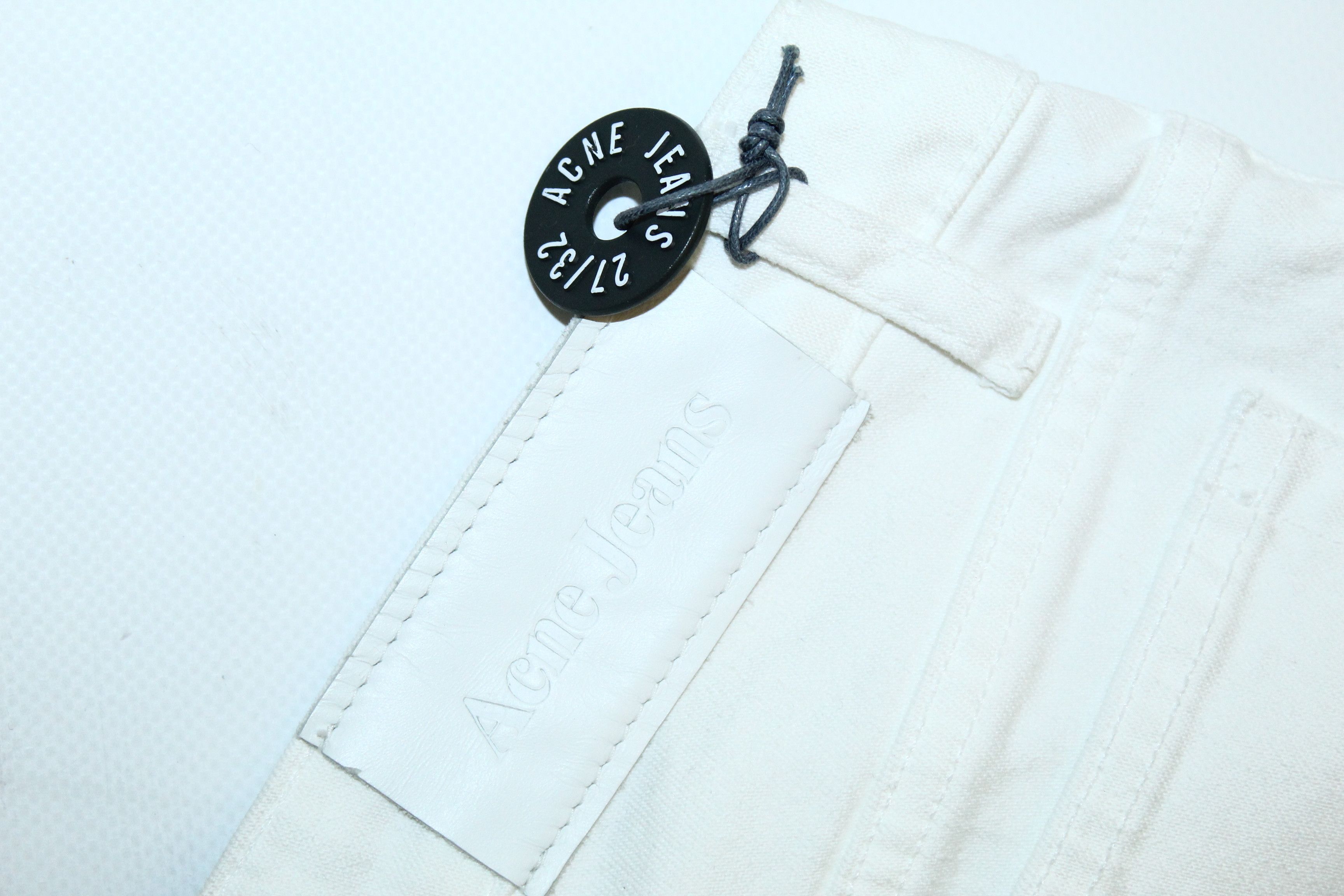 Acne Studios Made in Italy. Acne Studios Hep White Slim Jeans Size 32" / US 10 / IT 46 - 11 Thumbnail