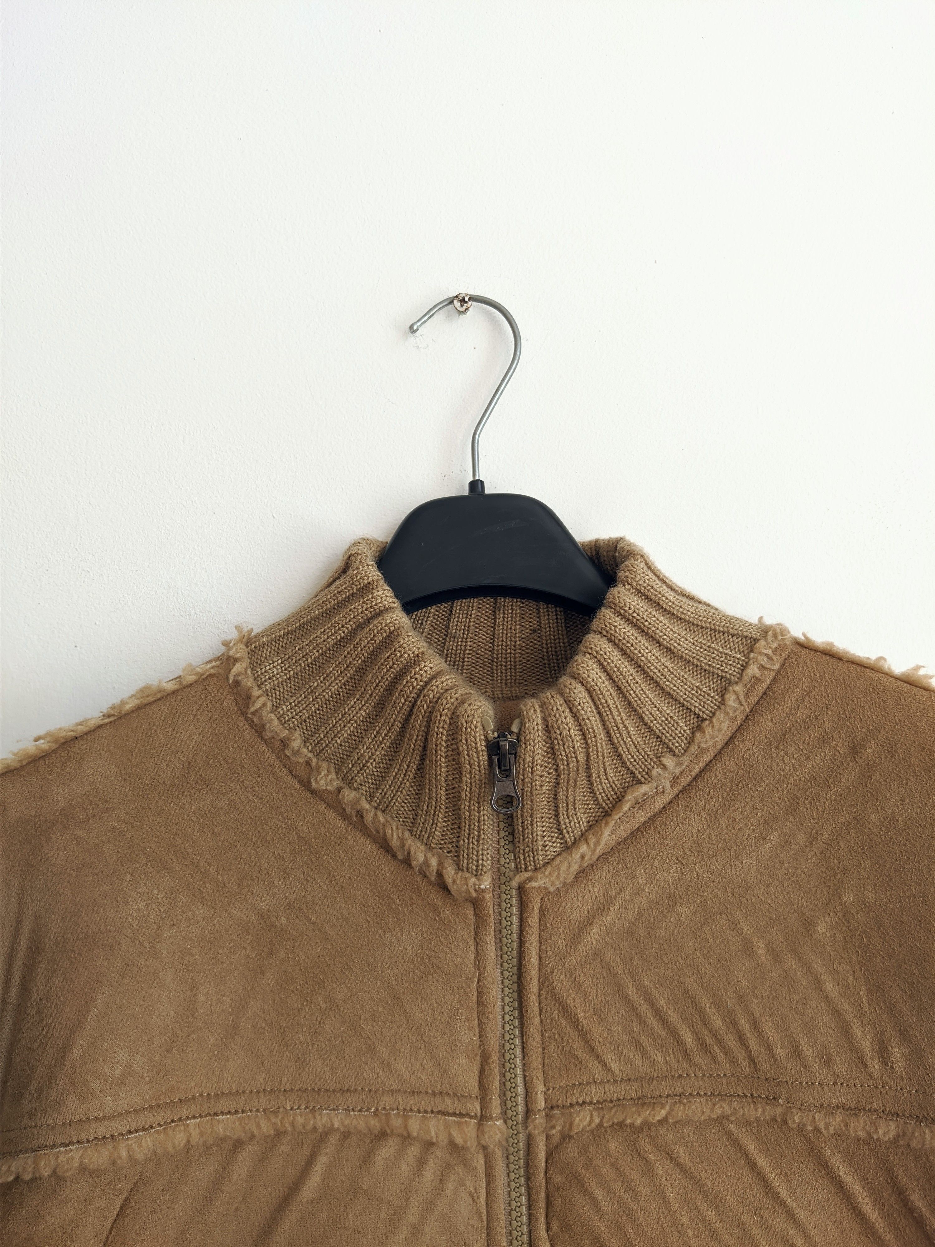 Vintage Vintage avant garde knitted jacket y2k brown Size US M / EU 48-50 / 2 - 3 Thumbnail