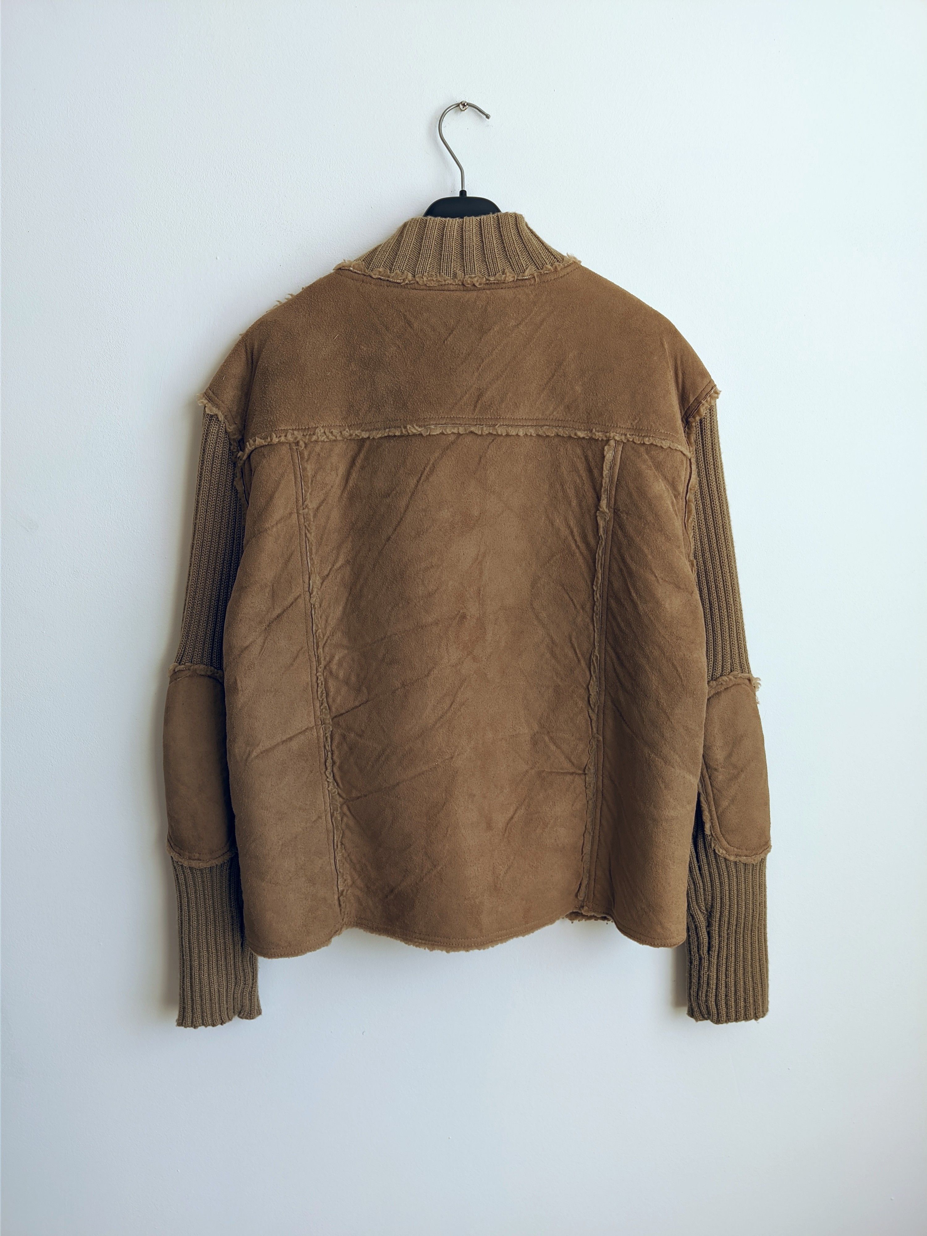 Vintage Vintage avant garde knitted jacket y2k brown Size US M / EU 48-50 / 2 - 9 Thumbnail