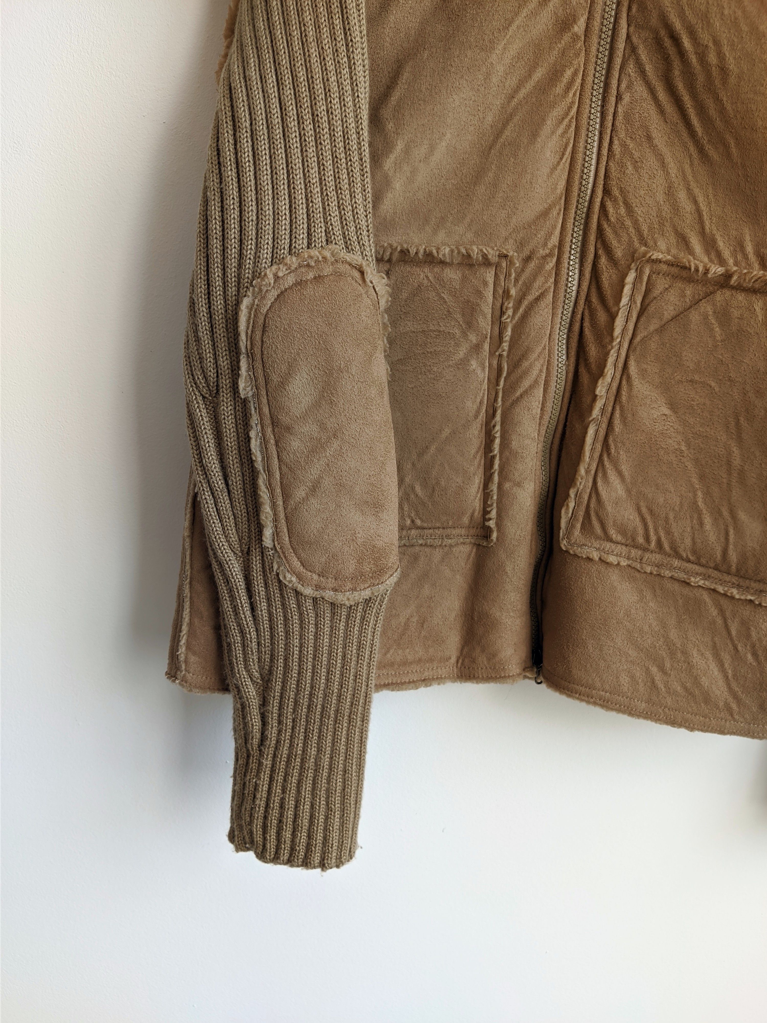 Vintage Vintage avant garde knitted jacket y2k brown Size US M / EU 48-50 / 2 - 6 Thumbnail
