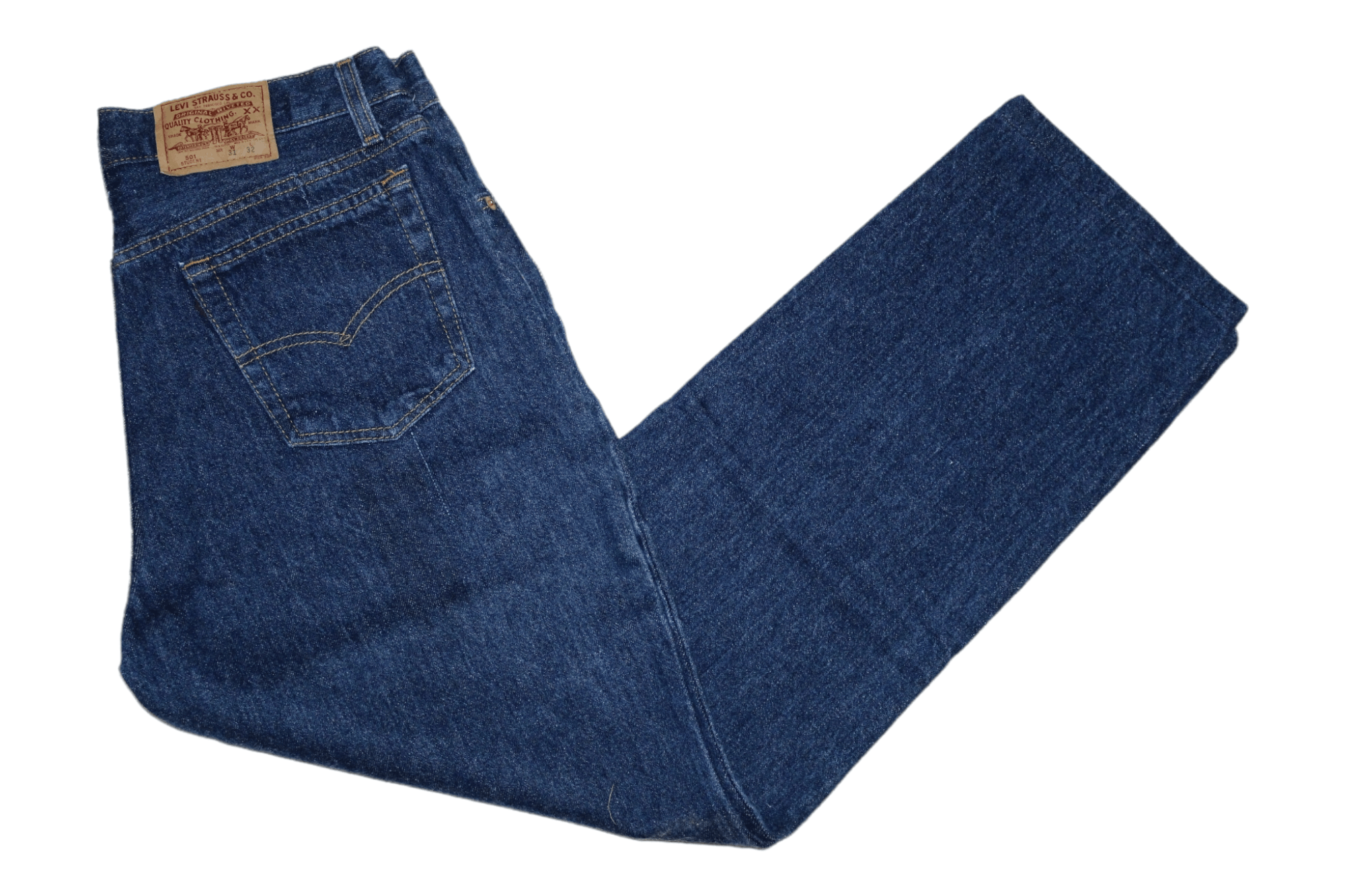 Levi's 🔥90's USA Levi's 501 Student Irregular 695F Jeans Size US 32 / EU 48 - 1 Thumbnail