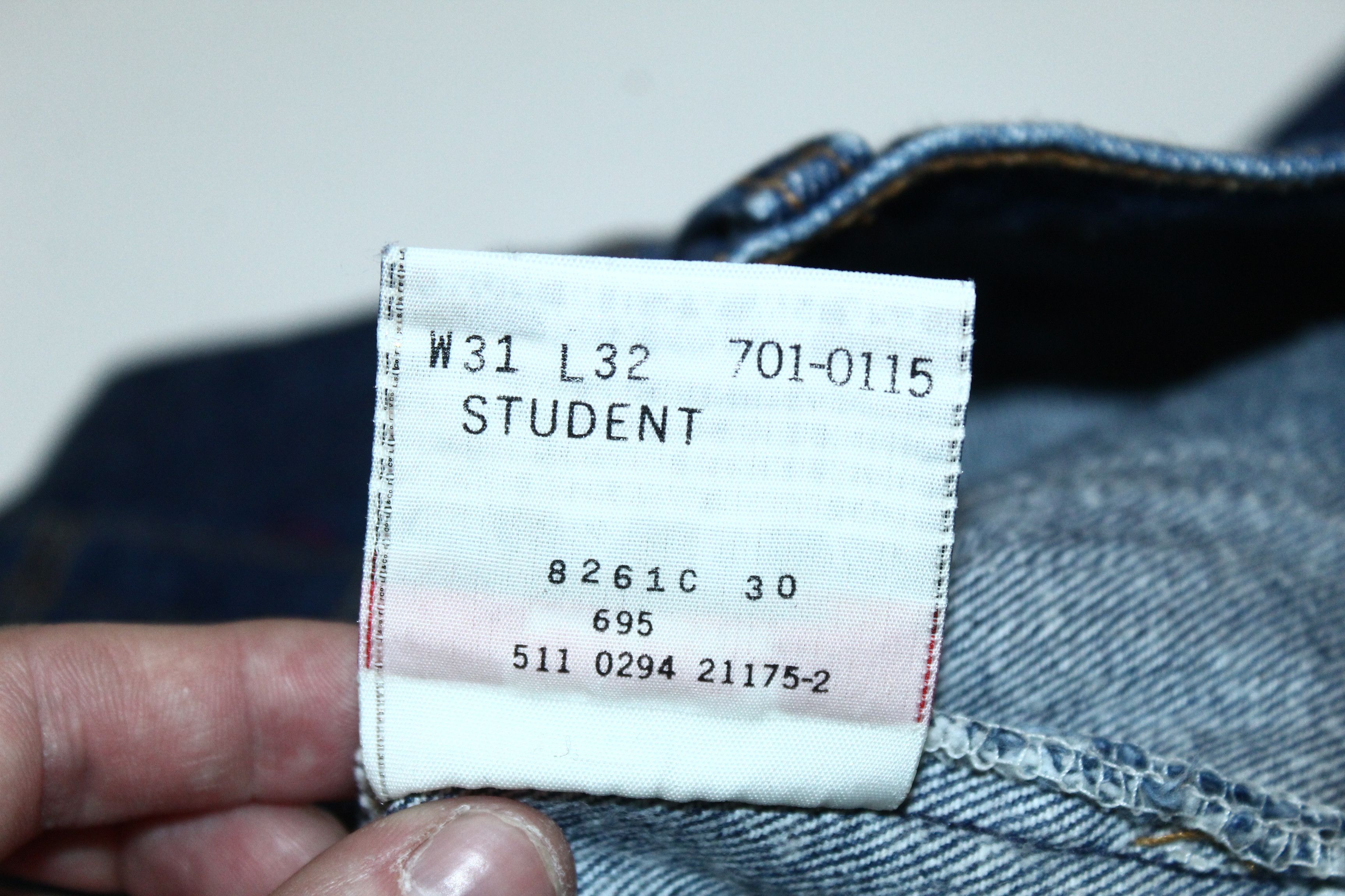 Levi's 🔥90's USA Levi's 501 Student Irregular 695F Jeans Size US 32 / EU 48 - 7 Thumbnail