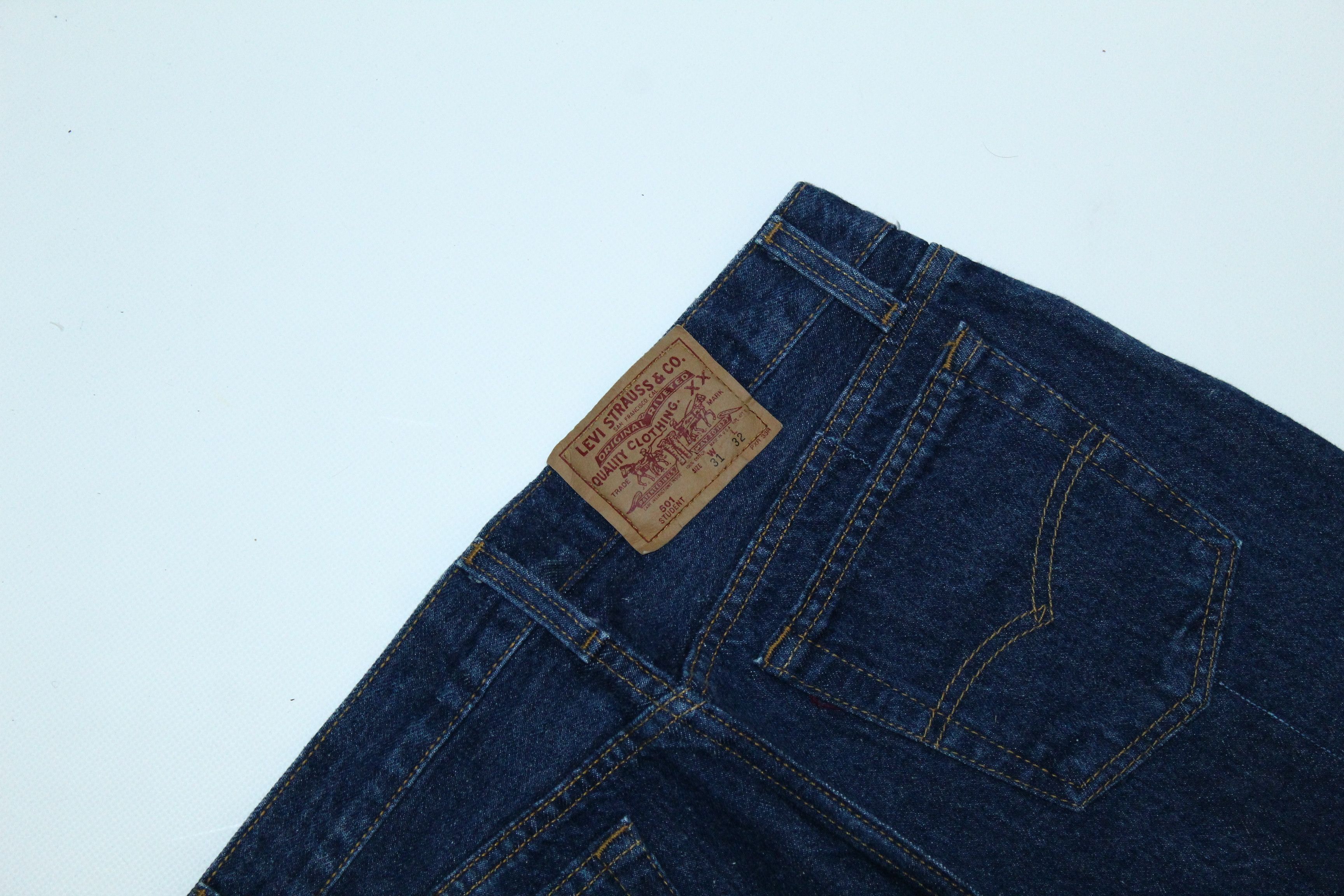 Levi's 🔥90's USA Levi's 501 Student Irregular 695F Jeans Size US 32 / EU 48 - 9 Thumbnail