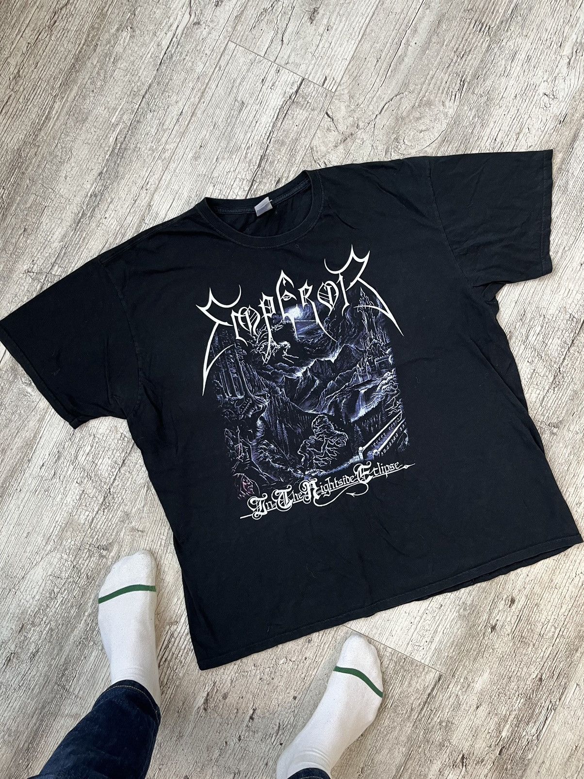 Band Tees × Japanese Brand × Vintage Vintage In the Nightside Eclipce 2007 tee cradle of filth Size US XL / EU 56 / 4 - 1 Thumbnail