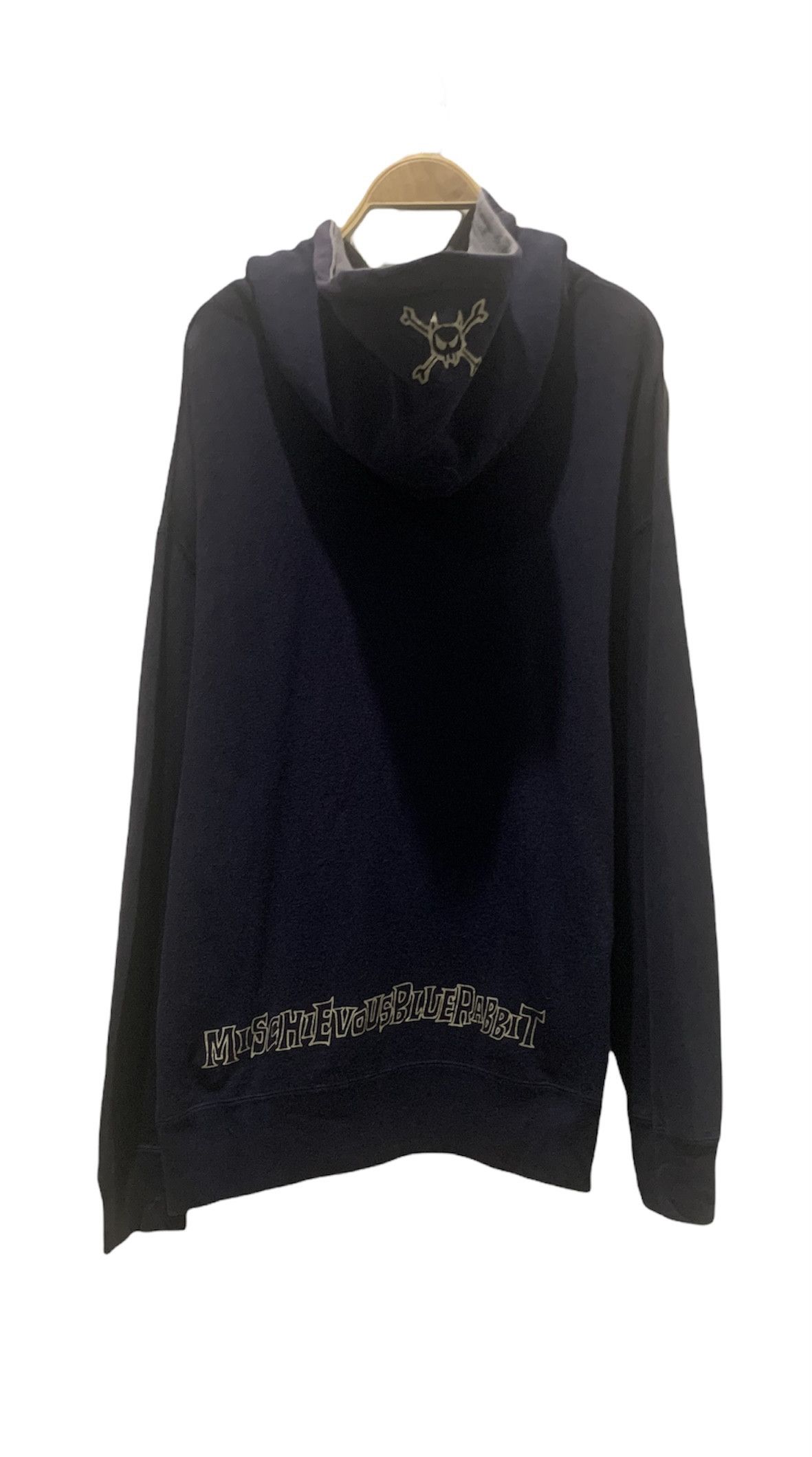 Anime Vintage Mischievous Blue Rabbit Hoodie x Punk Cartoon Japan Size US L / EU 52-54 / 3 - 2 Thumbnail