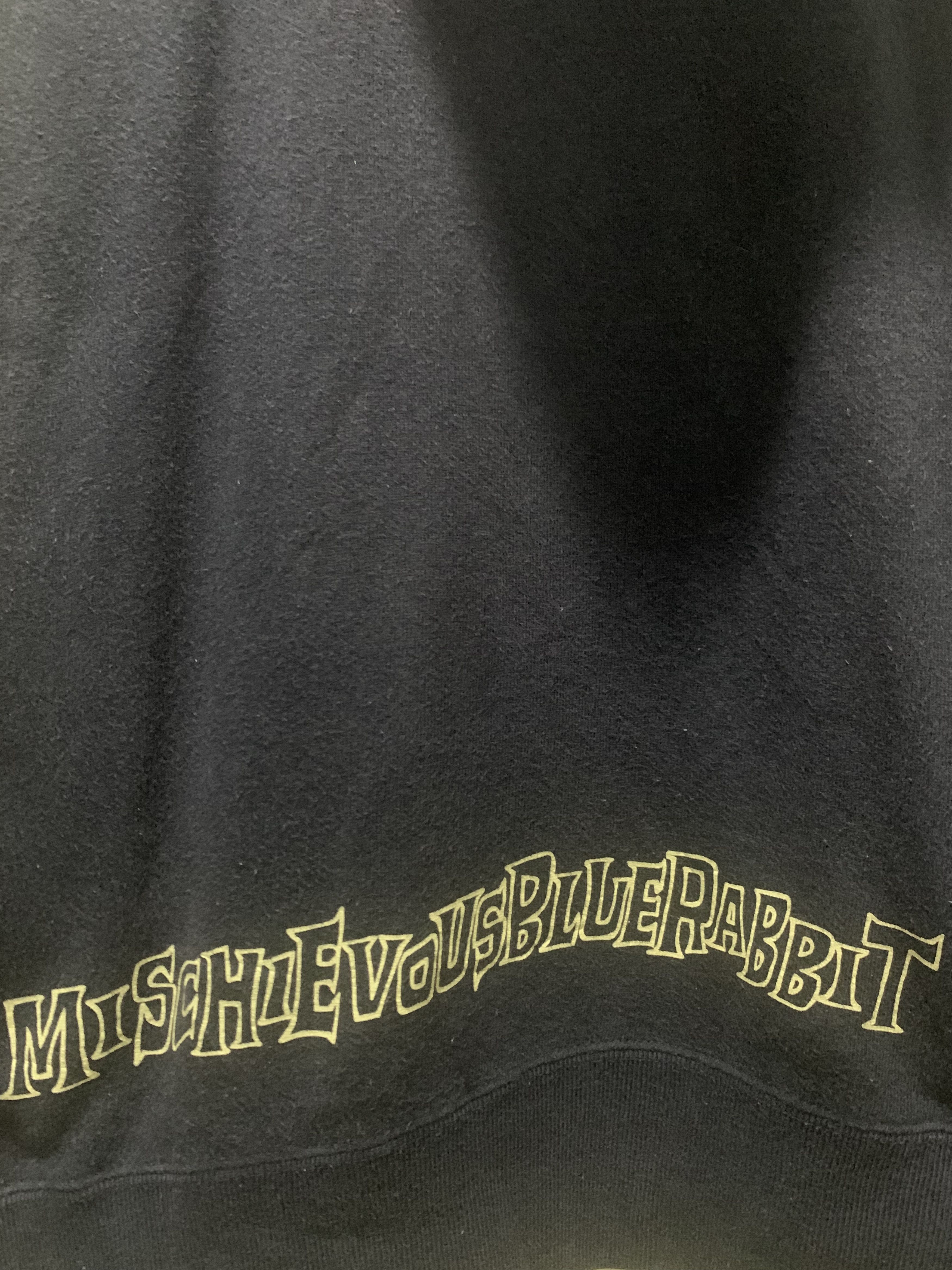 Anime Vintage Mischievous Blue Rabbit Hoodie x Punk Cartoon Japan Size US L / EU 52-54 / 3 - 4 Thumbnail
