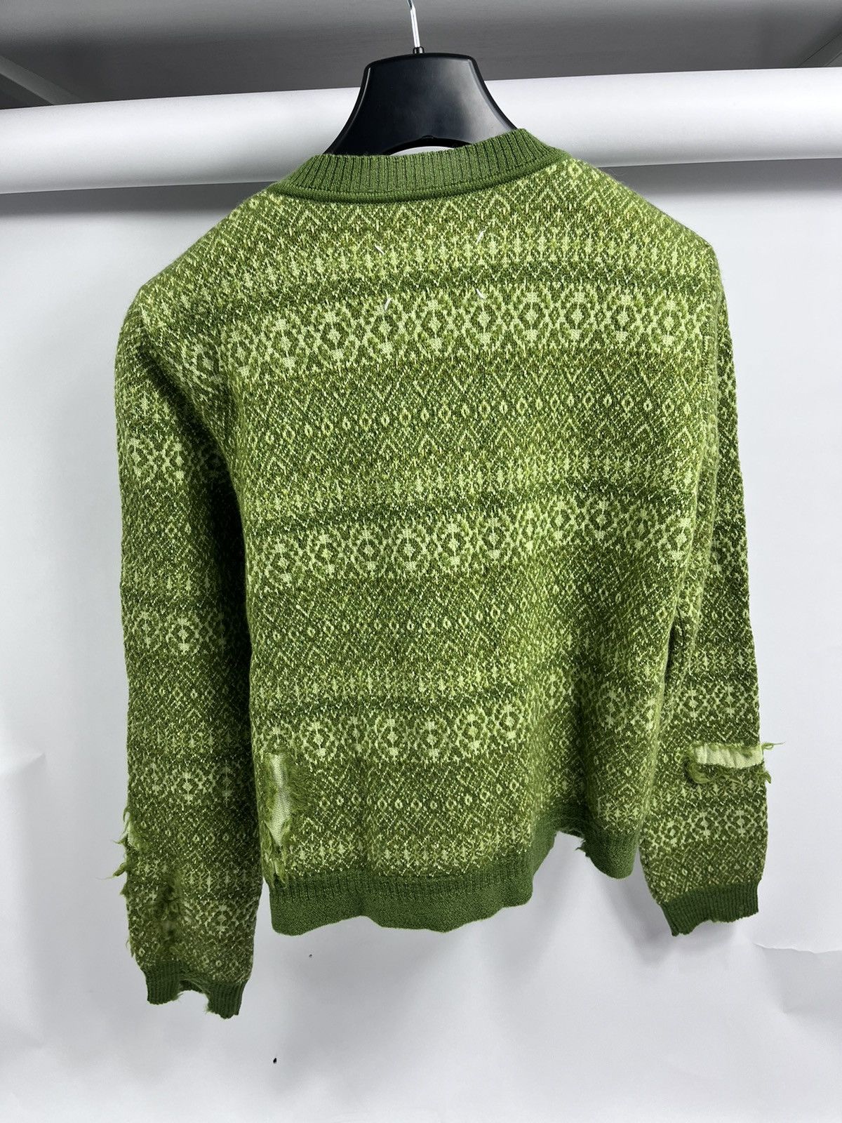 Maison Margiela MAISON MARGIELA WOOL DISTRESSED SHRANK KNITTED JUMPER S Size US S / EU 44-46 / 1 - 2 Thumbnail