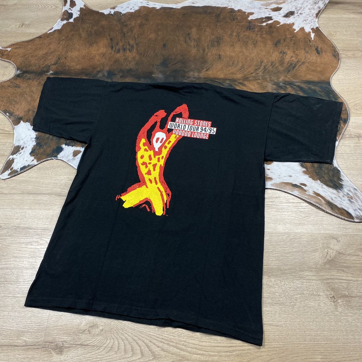 Japanese Brand × The Rolling Stones × Vintage The Rolling Stones Voodoo Lounge Tour 94/95 Vintage T Shirt Size US XL / EU 56 / 4 - 2 Thumbnail