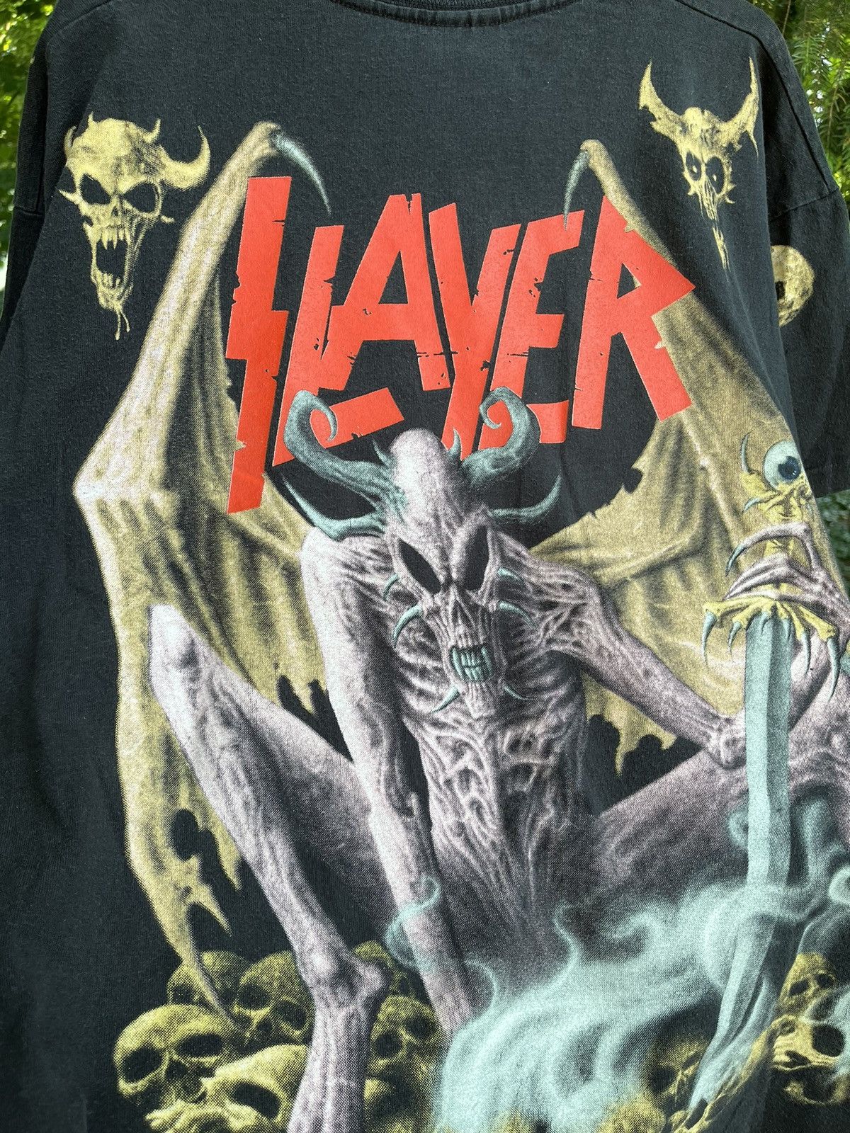 Band Tees × Vintage 1994 Slayer T-shirt death pantera cannibal corpse motörhead Size US L / EU 52-54 / 3 - 13 Thumbnail