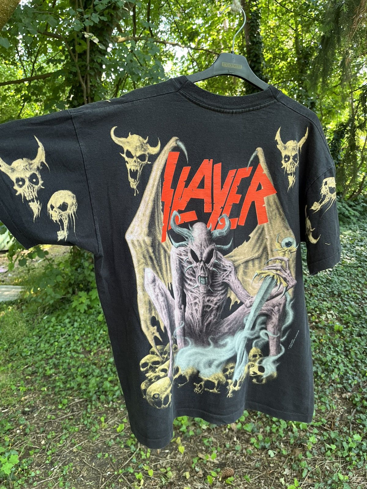 Band Tees × Vintage 1994 Slayer T-shirt death pantera cannibal corpse motörhead Size US L / EU 52-54 / 3 - 12 Thumbnail