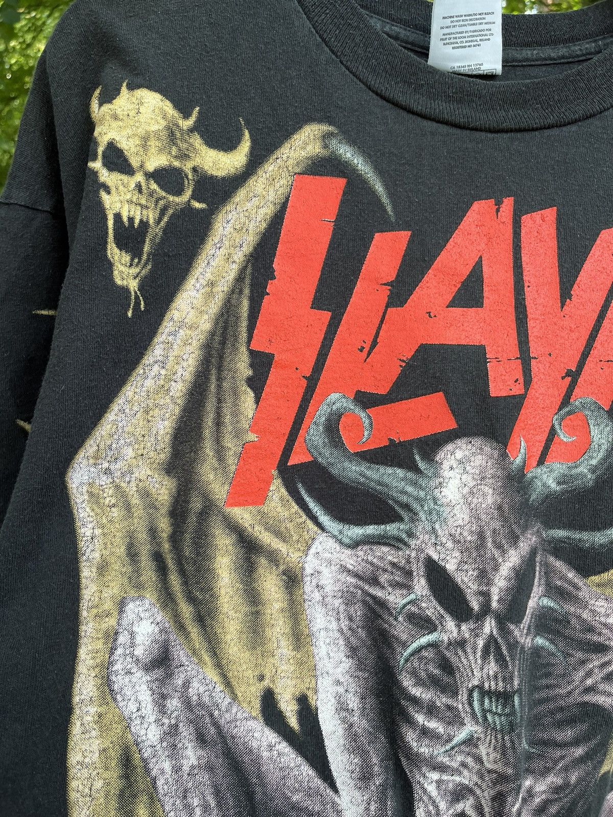 Band Tees × Vintage 1994 Slayer T-shirt death pantera cannibal corpse motörhead Size US L / EU 52-54 / 3 - 6 Thumbnail