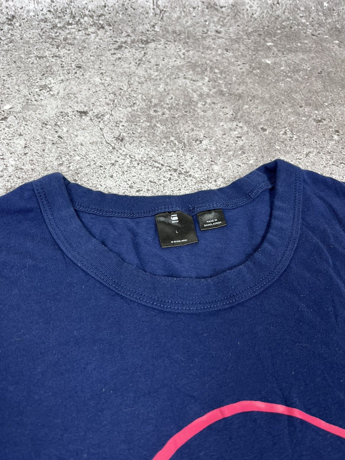 G-Star G Star Raw Skull Logo Navy T Shirt Size US M / EU 48-50 / 2 - 6 Thumbnail