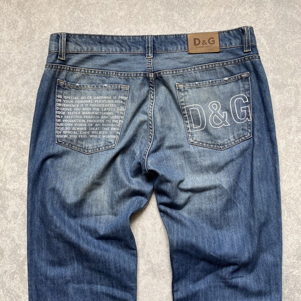 Dolce & Gabbana Vintage Dolce Gabbana Distressed Denim Jeans Size US 36 / EU 52 - 15 Thumbnail