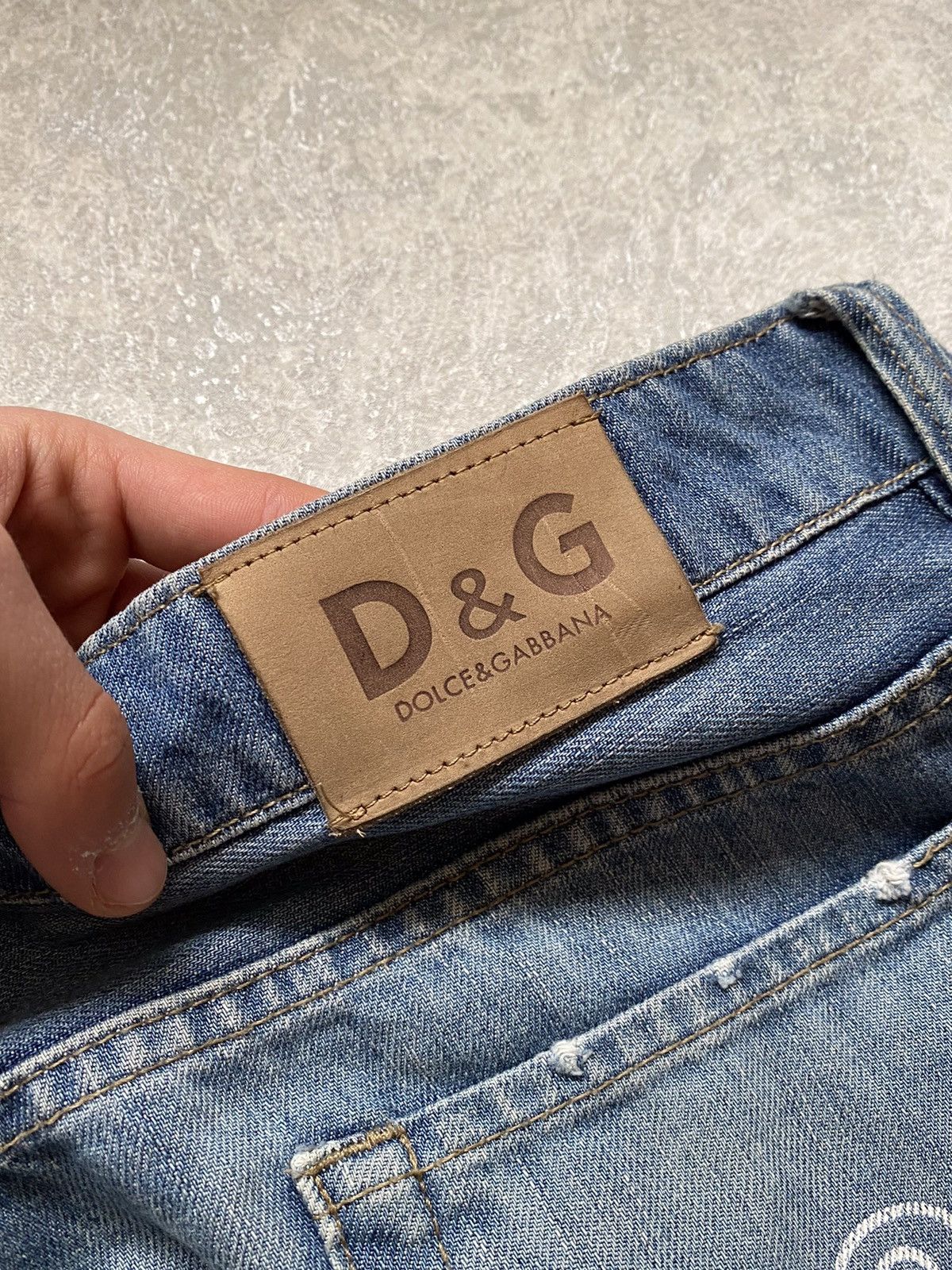 Dolce & Gabbana Vintage Dolce Gabbana Distressed Denim Jeans Size US 36 / EU 52 - 14 Thumbnail