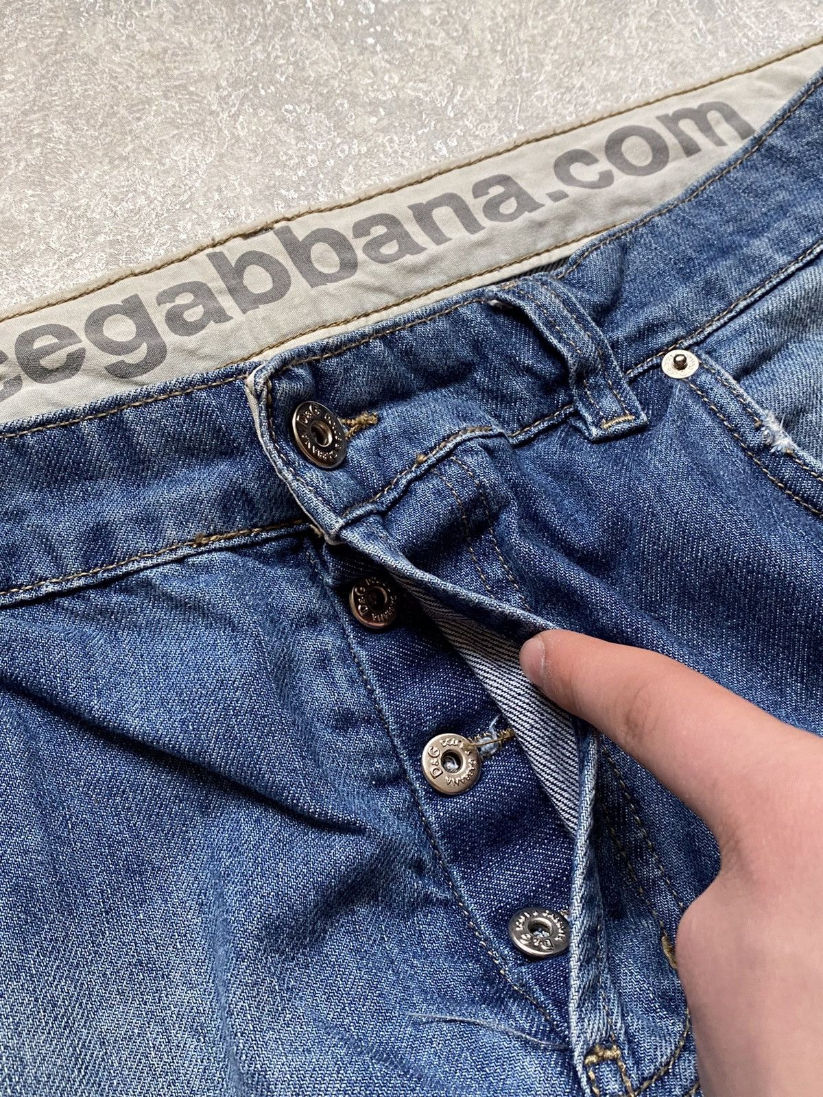 Dolce & Gabbana Vintage Dolce Gabbana Distressed Denim Jeans Size US 36 / EU 52 - 6 Thumbnail