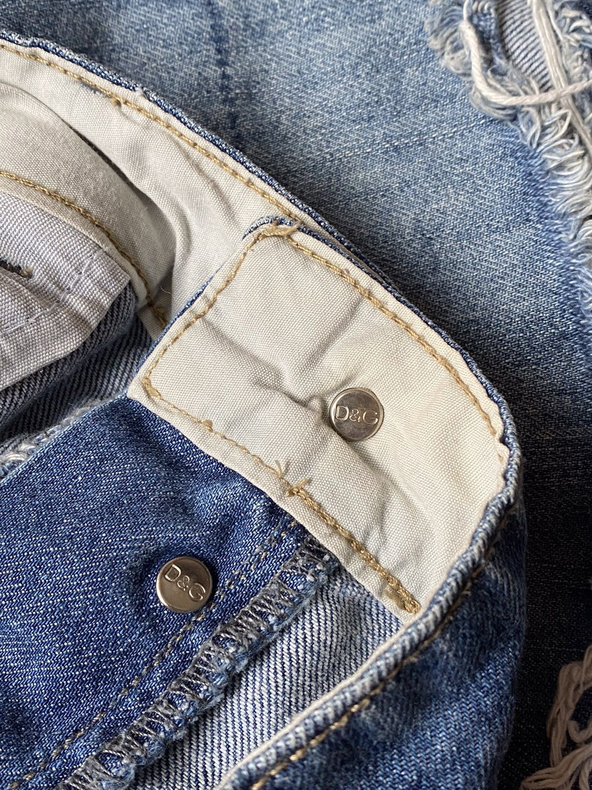 Dolce & Gabbana Vintage Dolce Gabbana Distressed Denim Jeans Size US 36 / EU 52 - 7 Thumbnail