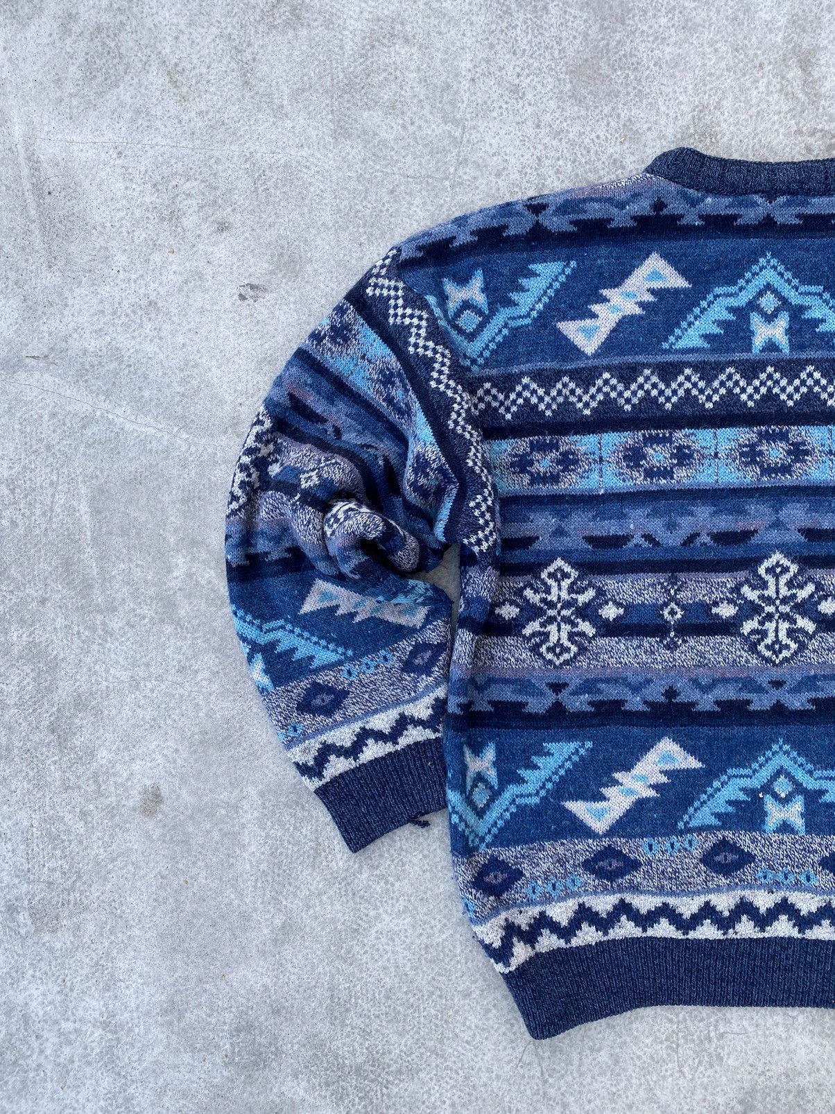 Japanese Brand Vintage Fiume Wool Knitted Sweater Coogi Style Size US L / EU 52-54 / 3 - 5 Thumbnail