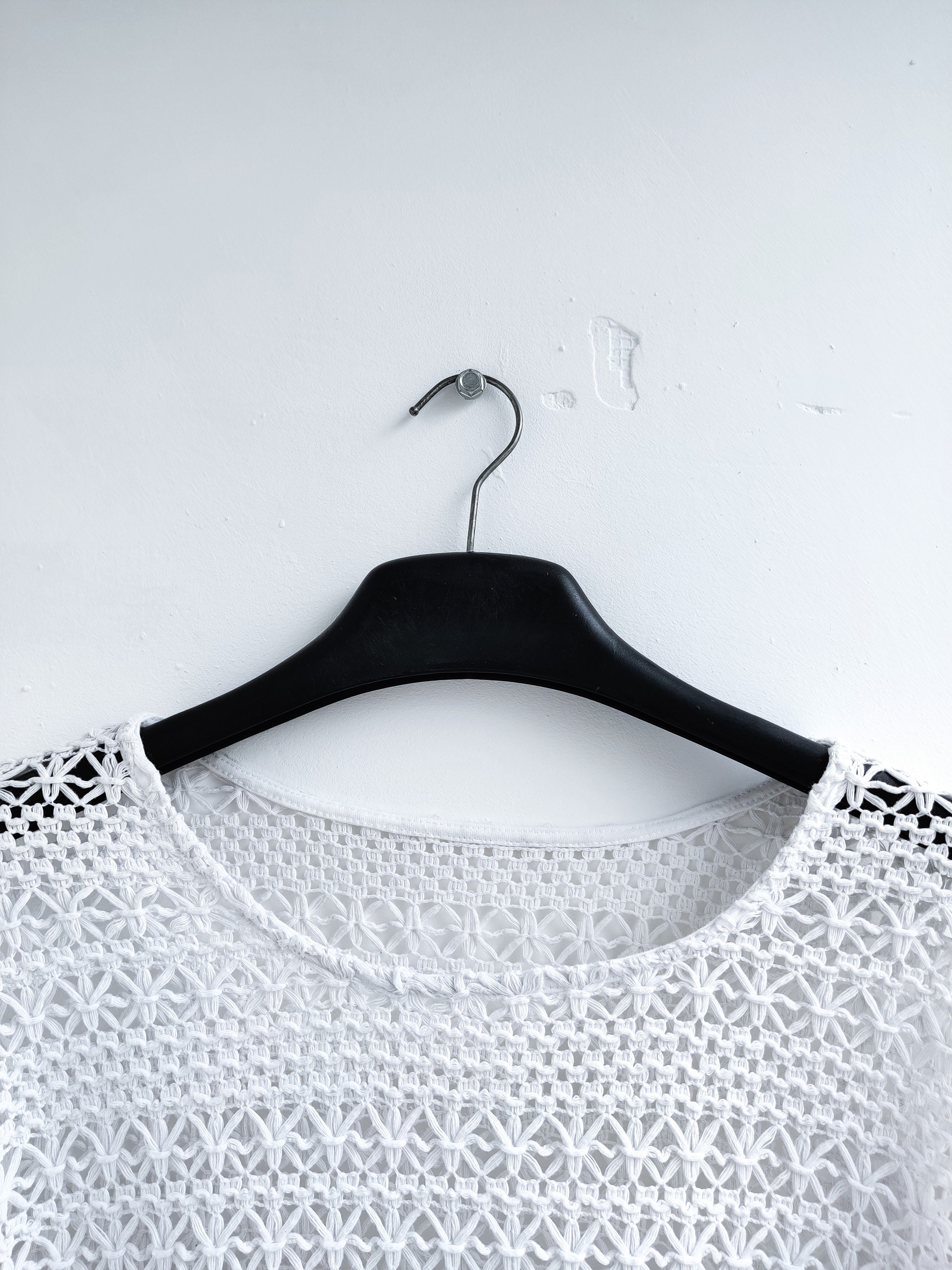 Japanese Brand Vintage mesh shirt knit y2k avant garde Size M / US 6-8 / IT 42-44 - 2 Thumbnail