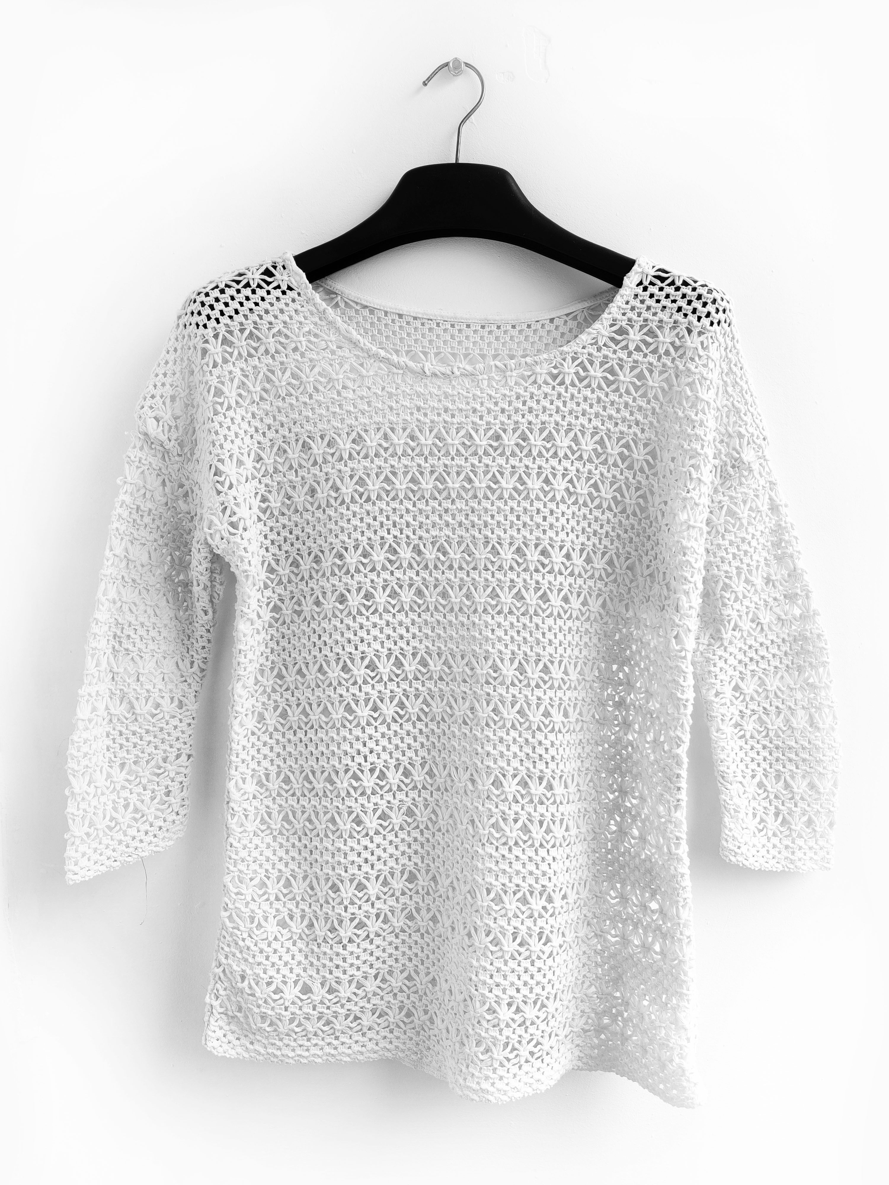 Japanese Brand Vintage mesh shirt knit y2k avant garde Size M / US 6-8 / IT 42-44 - 1 Thumbnail