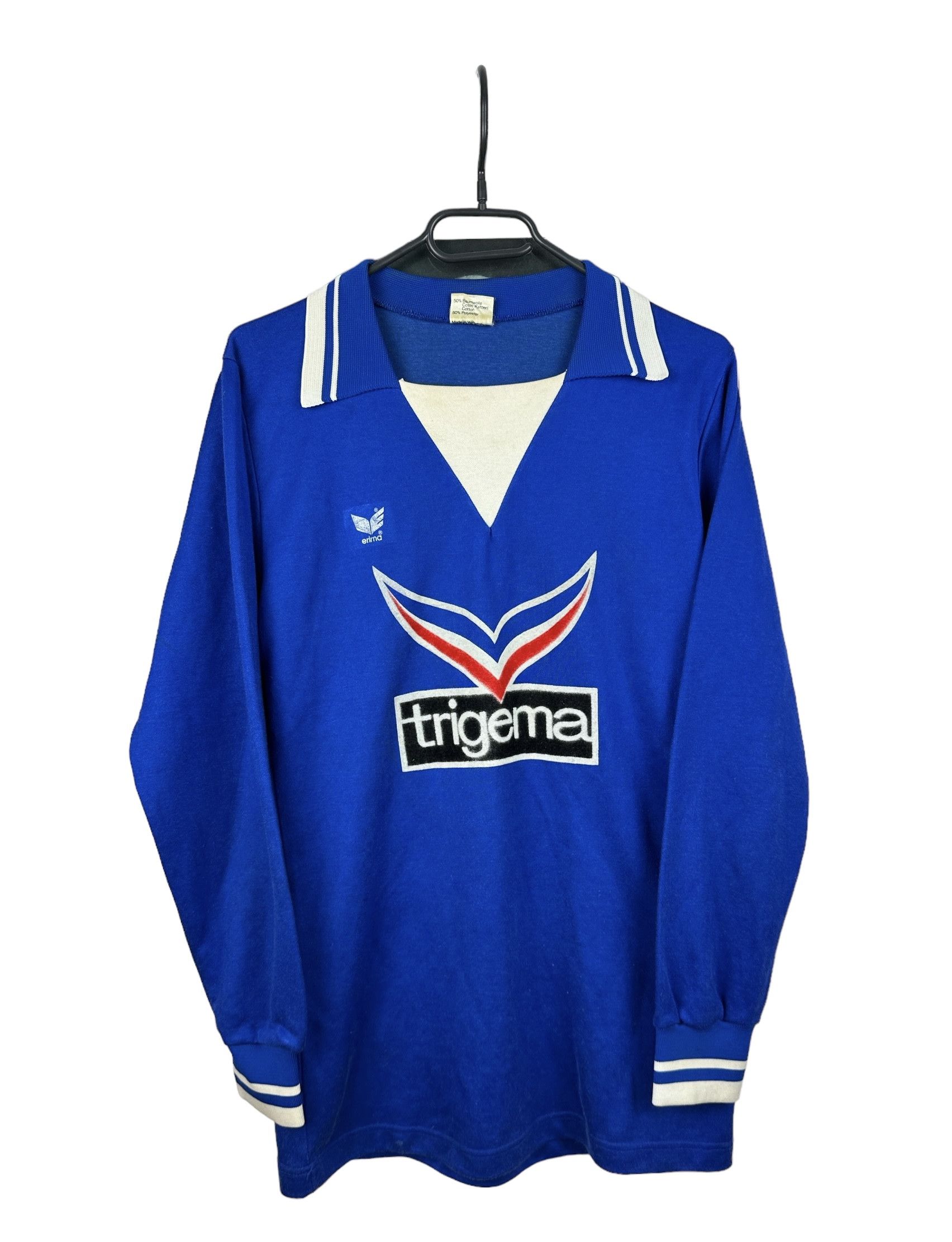 Vintage FC Schalke 04 football shirt 1981 Soccer Long Sleeve Jersey Size US M / EU 48-50 / 2 - 2 Thumbnail