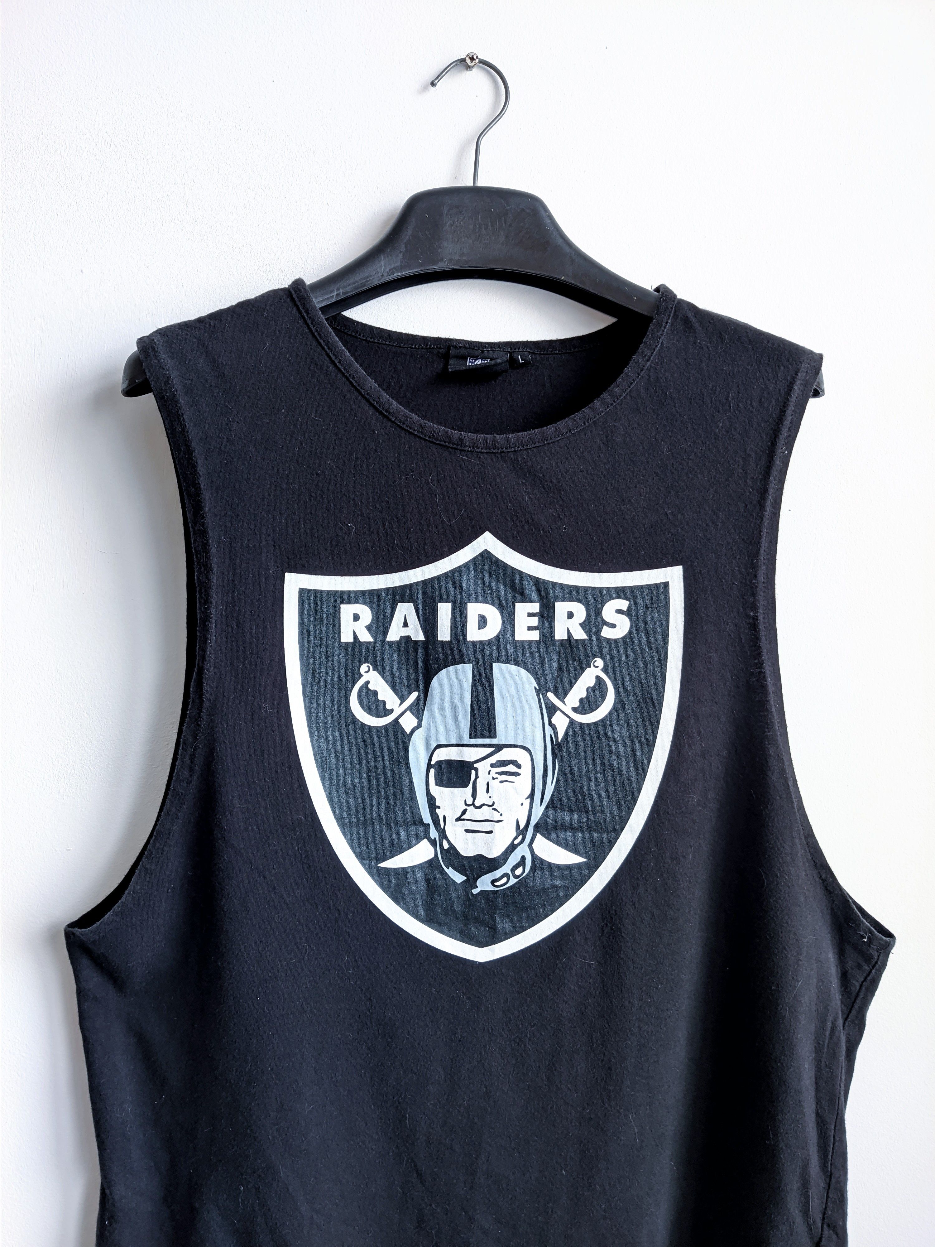 NFL Vintage Raiders tank top big logo nfl black Size US L / EU 52-54 / 3 - 3 Thumbnail