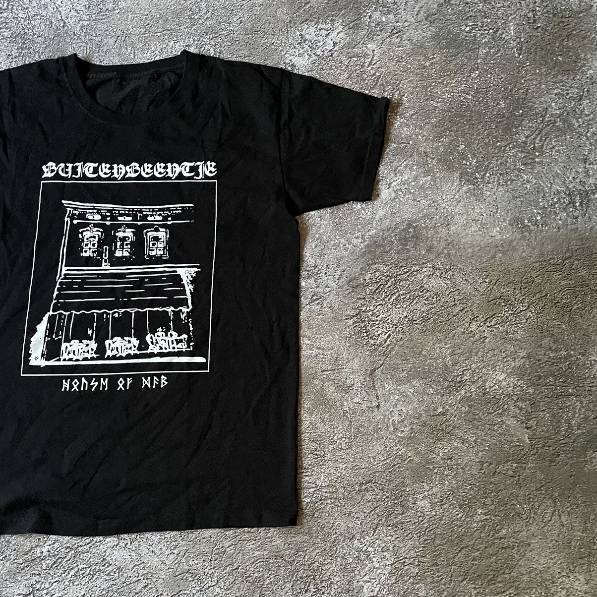 Vintage Vintage Y2K Thrashed Graphic Tee Punk Underground Black M Size US M / EU 48-50 / 2 - 4 Thumbnail