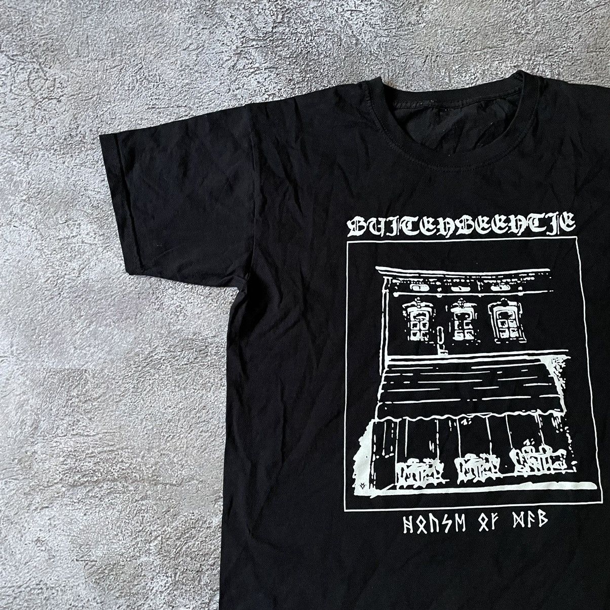 Vintage Vintage Y2K Thrashed Graphic Tee Punk Underground Black M Size US M / EU 48-50 / 2 - 5 Thumbnail