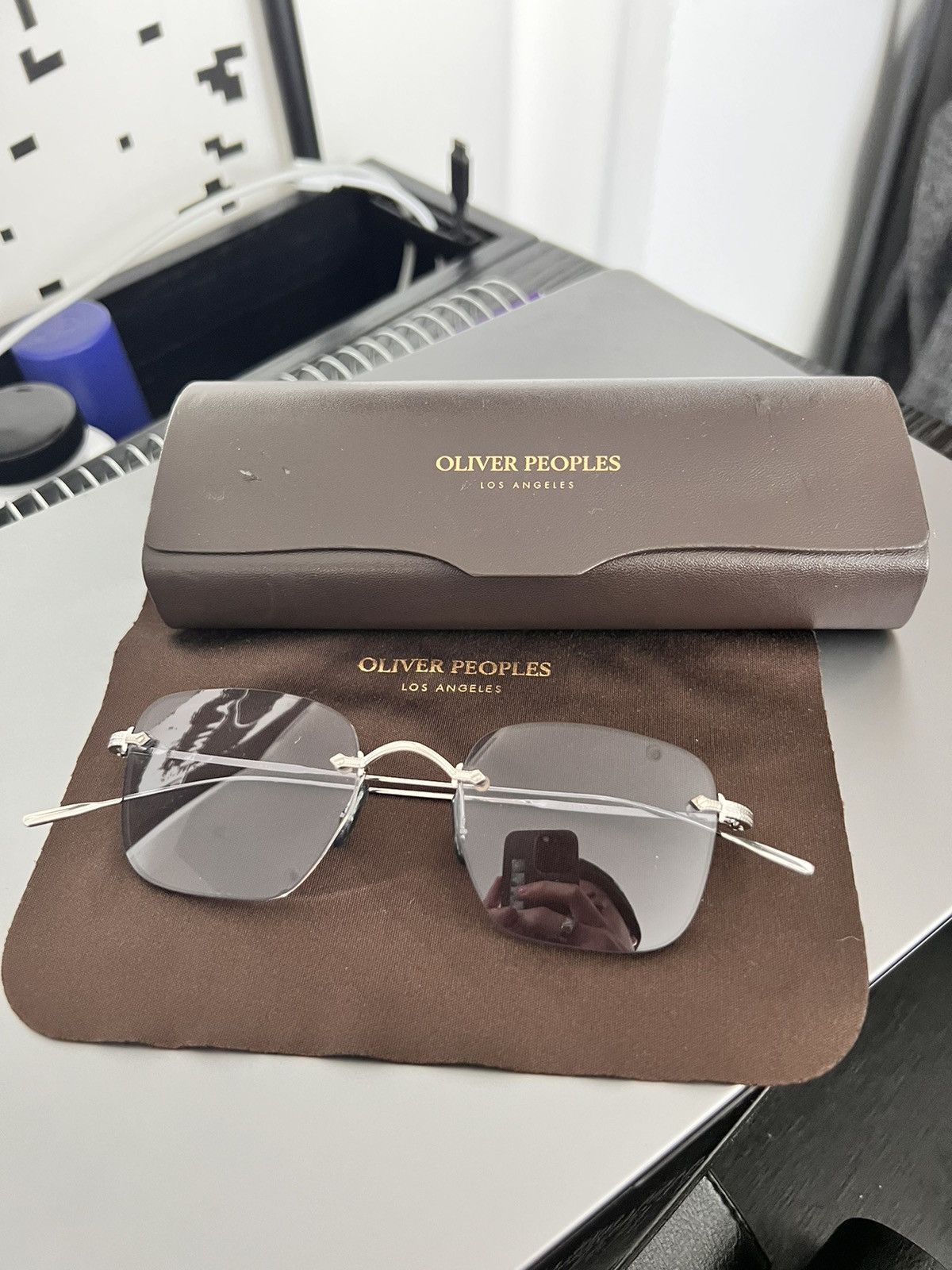 Oliver Peoples Purple Finne Glasses Grailed