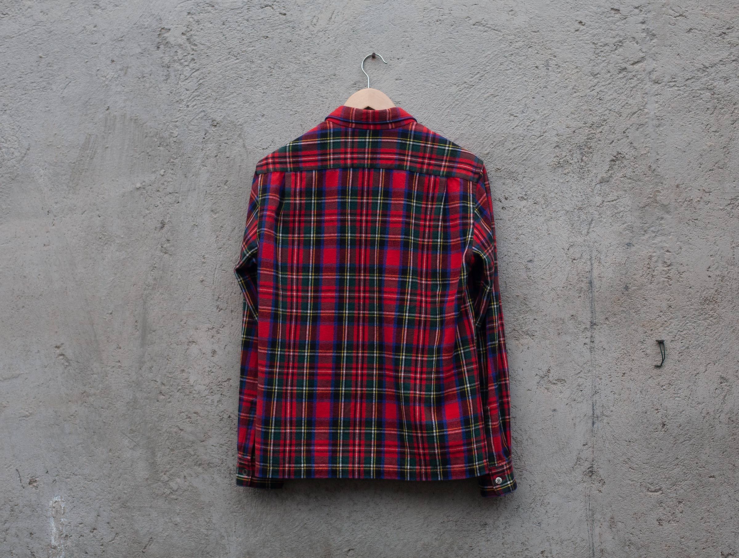 AW2005 COMME des GARÇONS HOMME HEAVY COTTON FLANNEL SHIRT