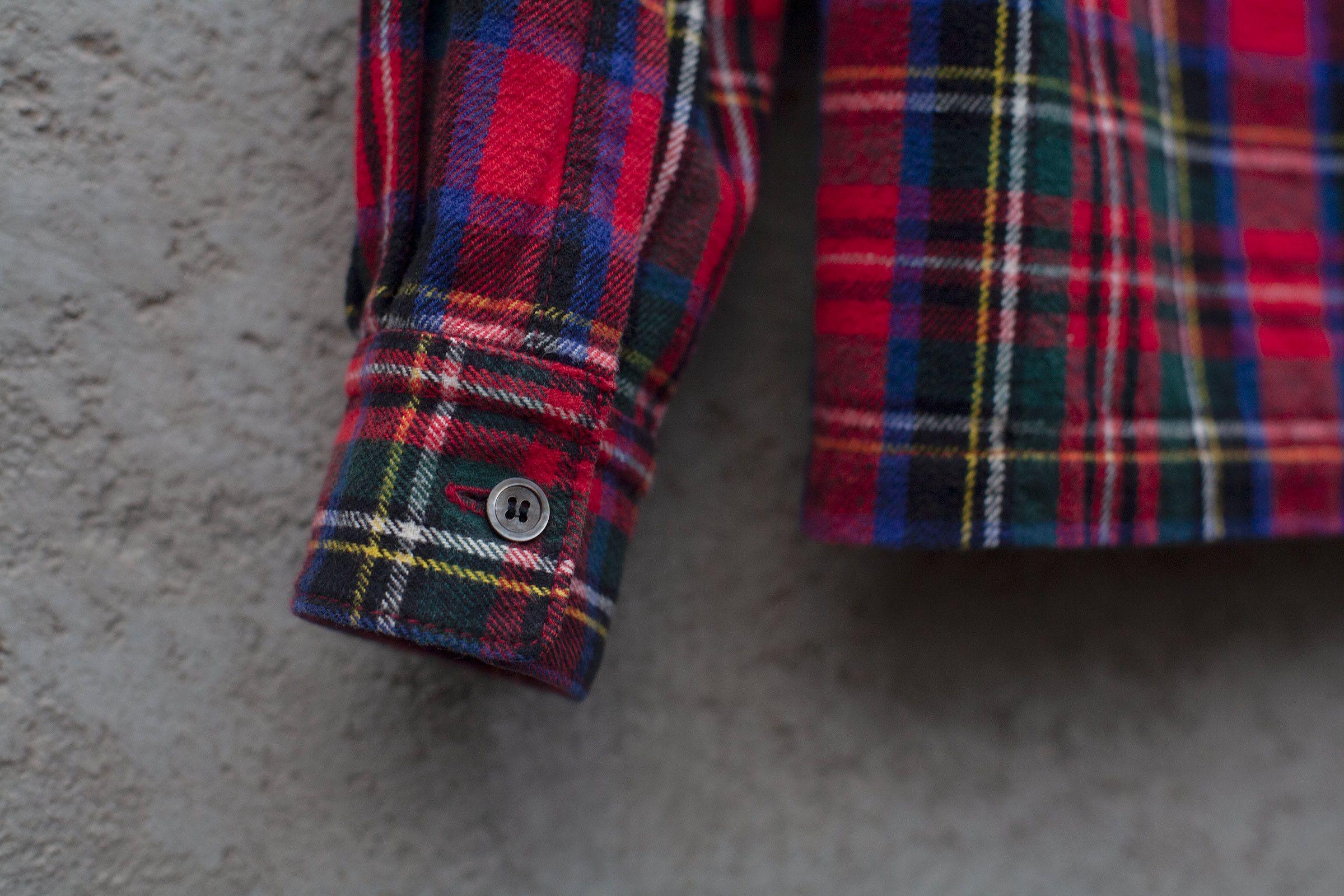 AW2005 COMME des GARÇONS HOMME HEAVY COTTON FLANNEL SHIRT