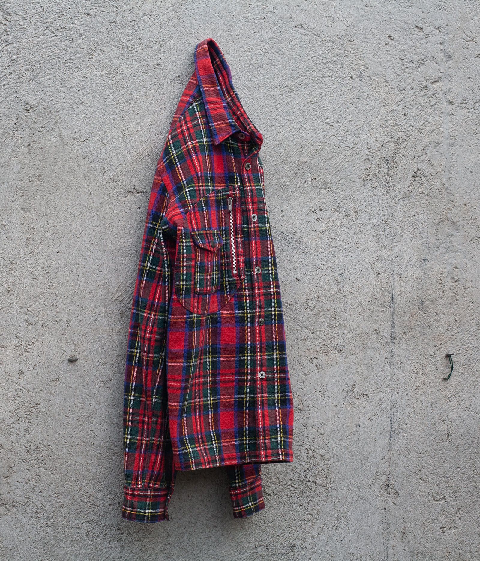 AW2005 COMME des GARÇONS HOMME HEAVY COTTON FLANNEL SHIRT