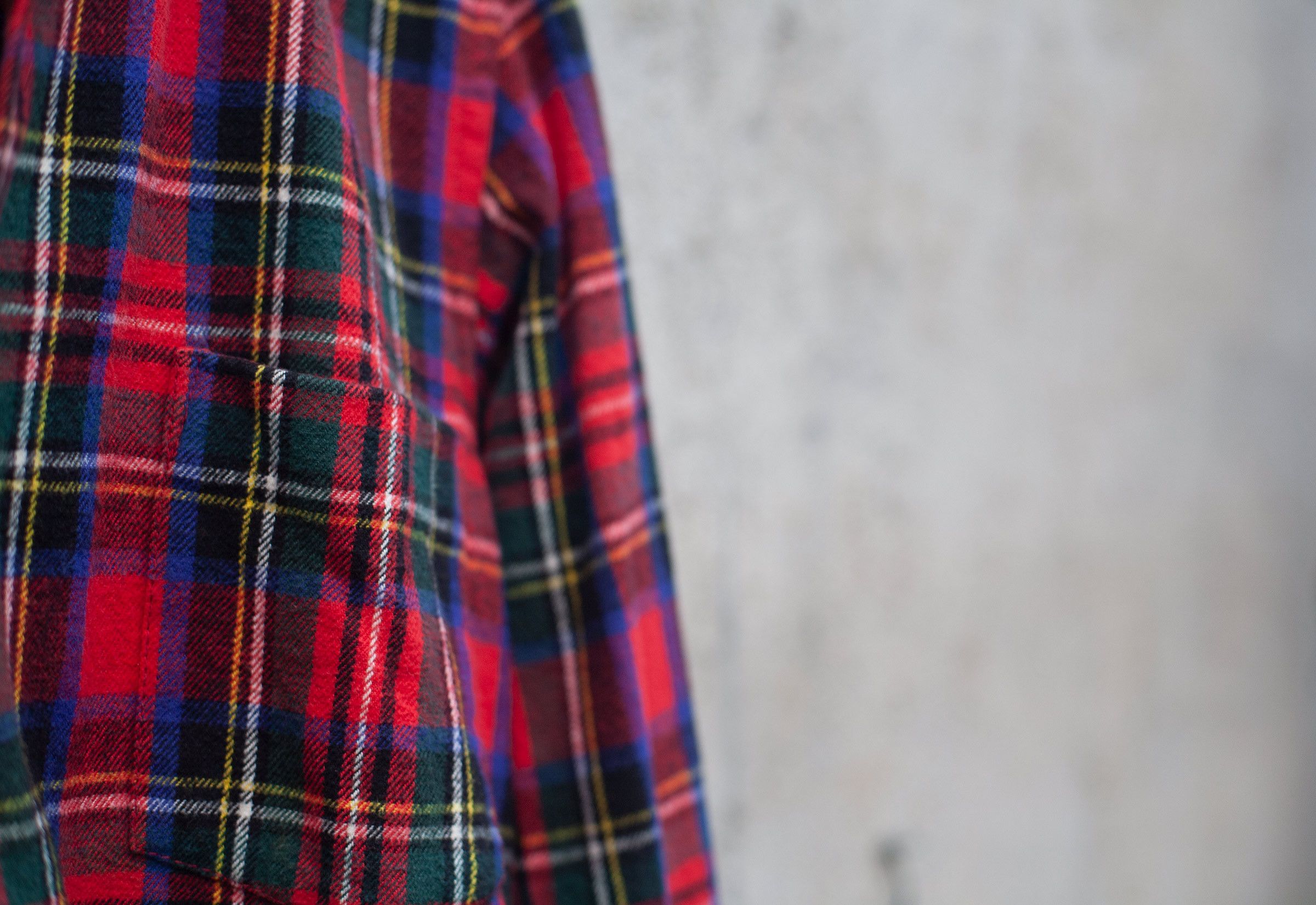 AW2005 COMME des GARÇONS HOMME HEAVY COTTON FLANNEL SHIRT