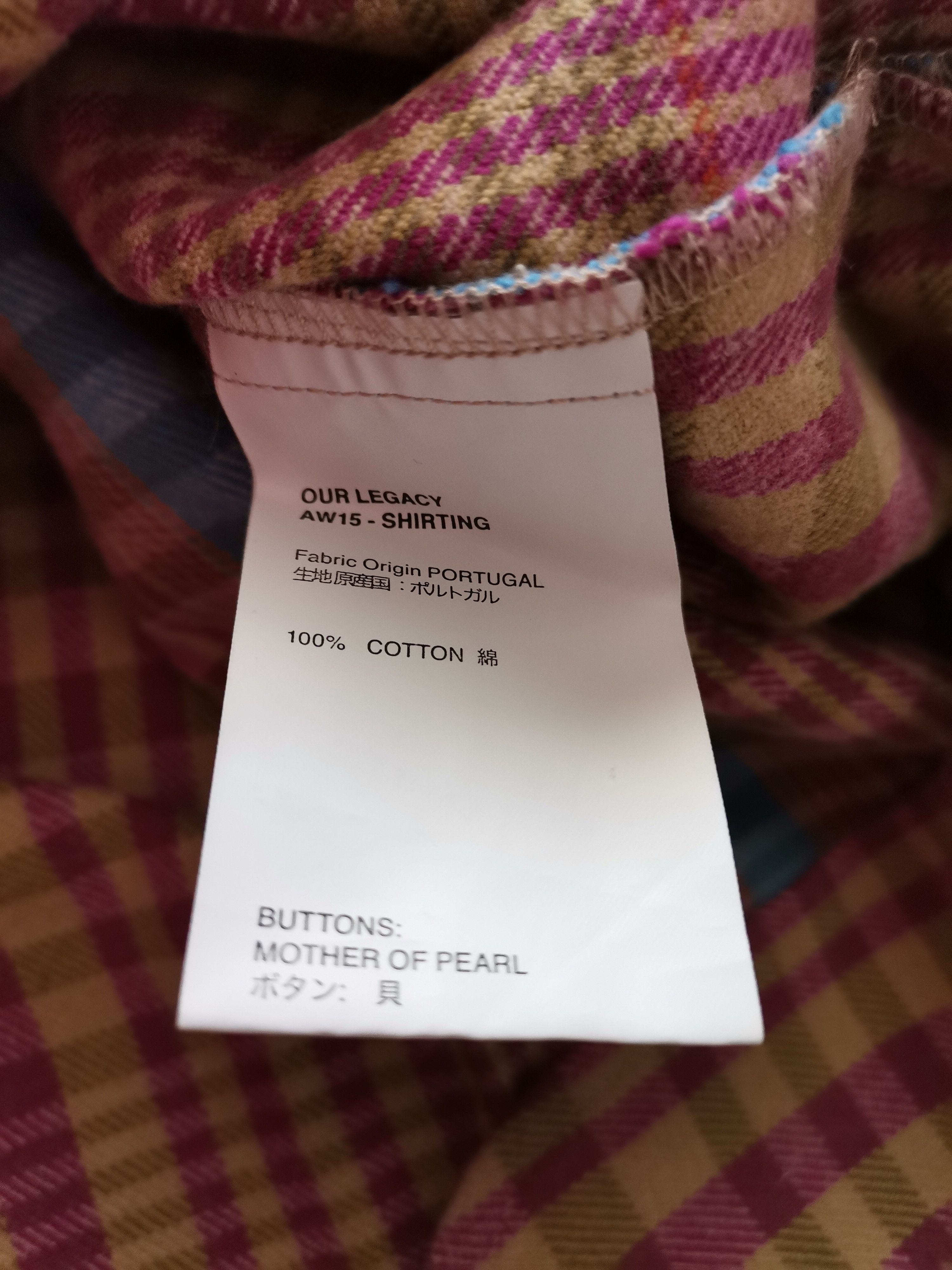 Our Legacy Our Legacy Tartan Coat Shirt Size US L / EU 52-54 / 3 - 5 Thumbnail