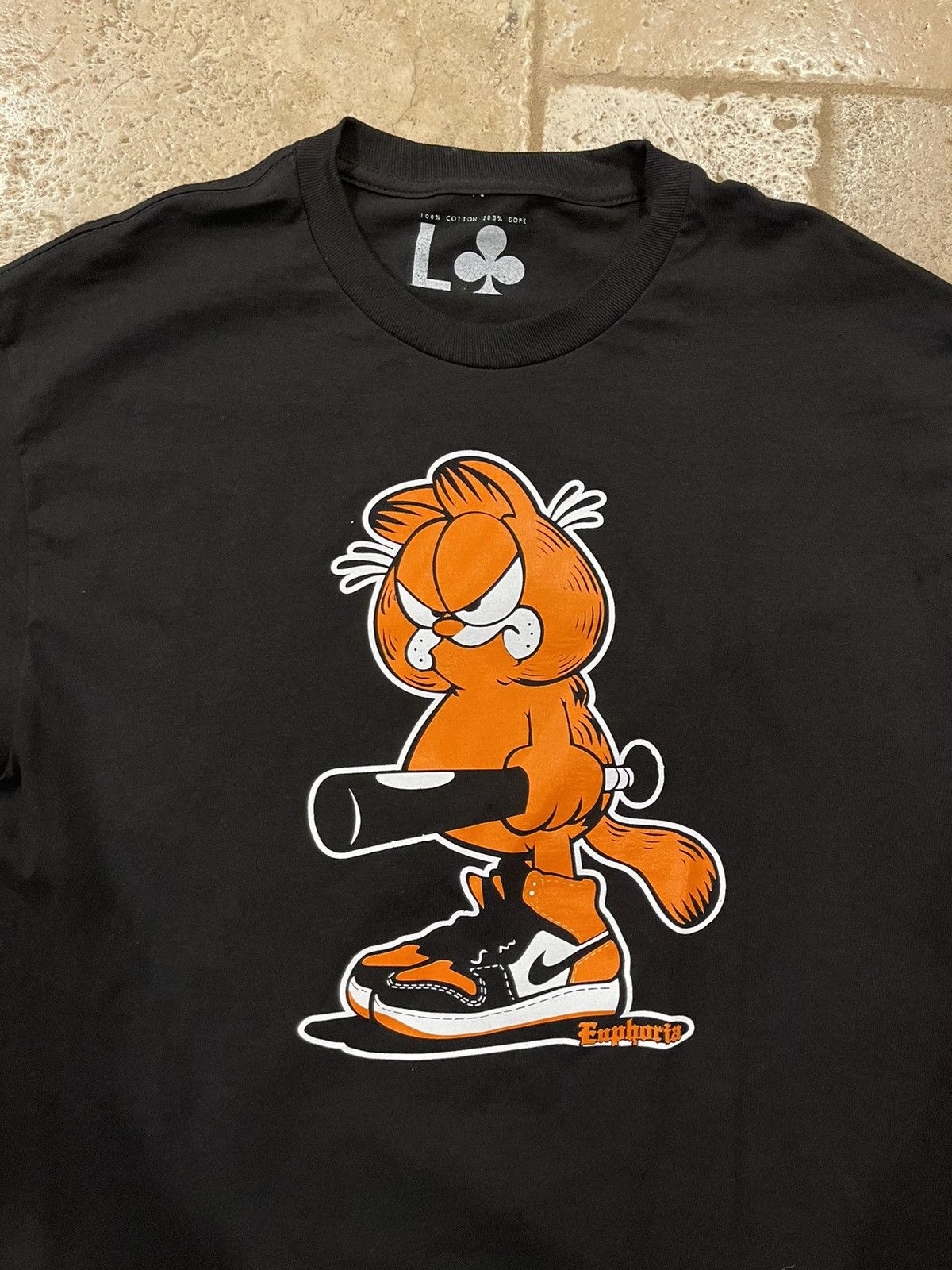 Other Garfield Orange Cat Shattered Backboard Black Tee Size US L / EU 52-54 / 3 - 2 Thumbnail